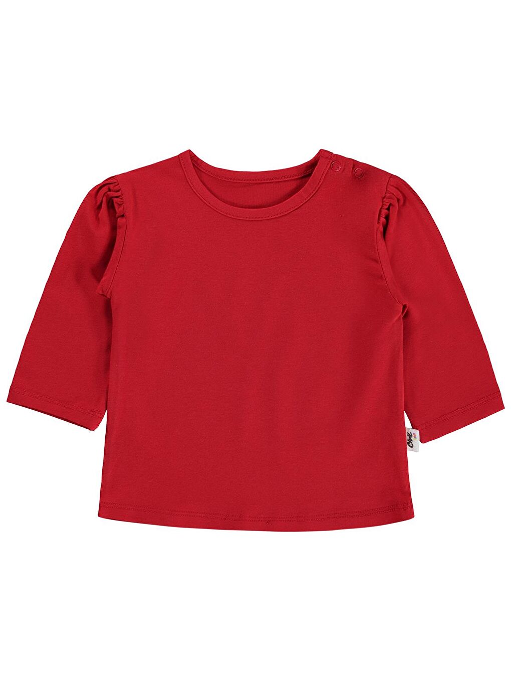Baby Düz Basic 6-18 Ay Sweatshirt - Kırmızı