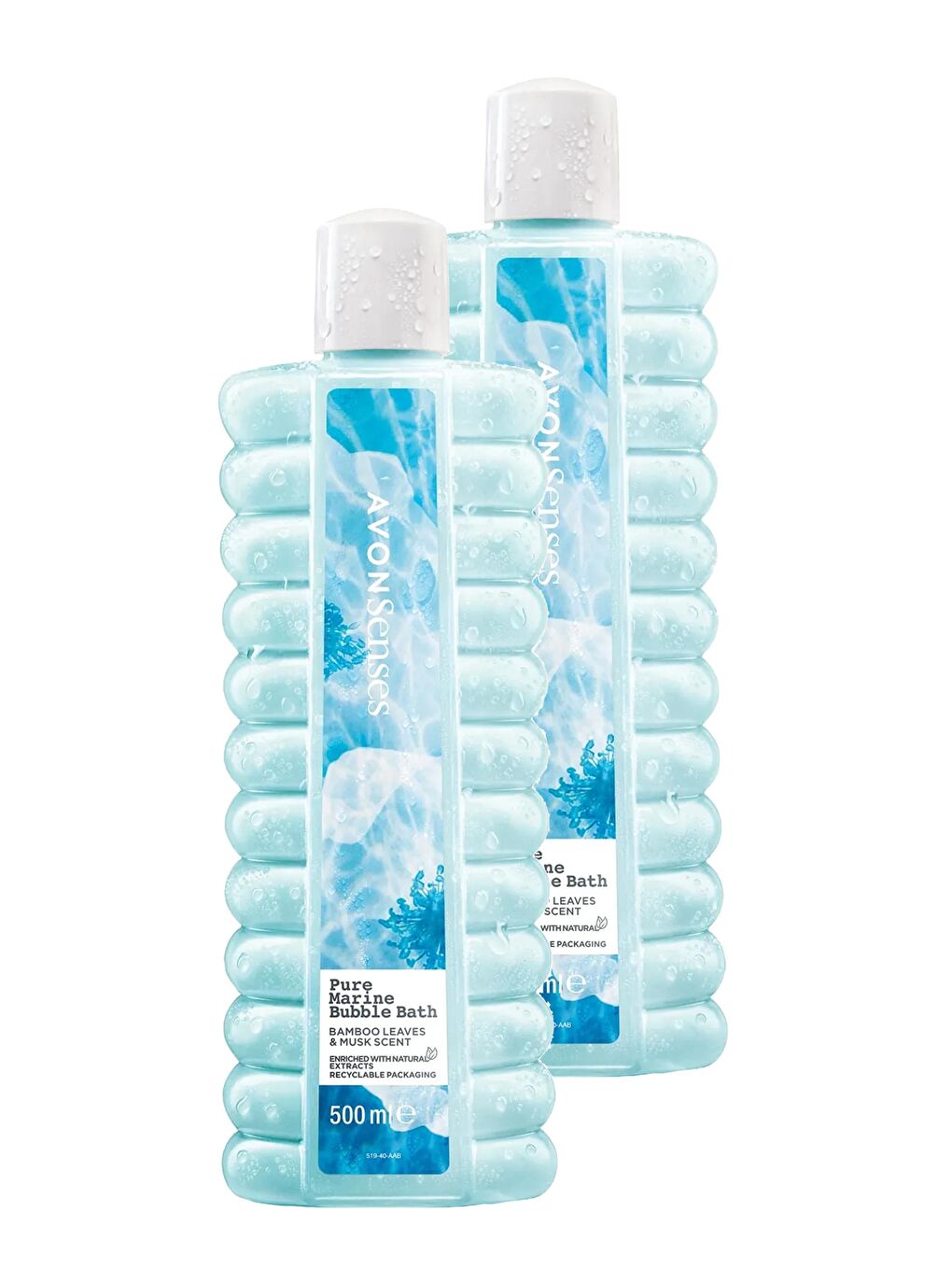 AVON Renksiz Misk Bergamot ve Bambu Kokulu Banyo Köpüğü 500 Ml. İkili Set