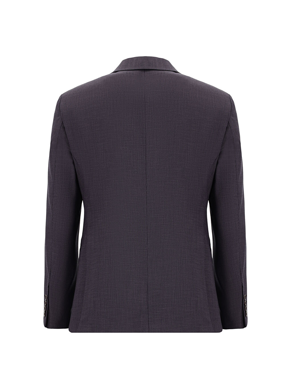 Kahverengi Slim Fit Dar Kesim Klasik Desenli Takım Elbise-2