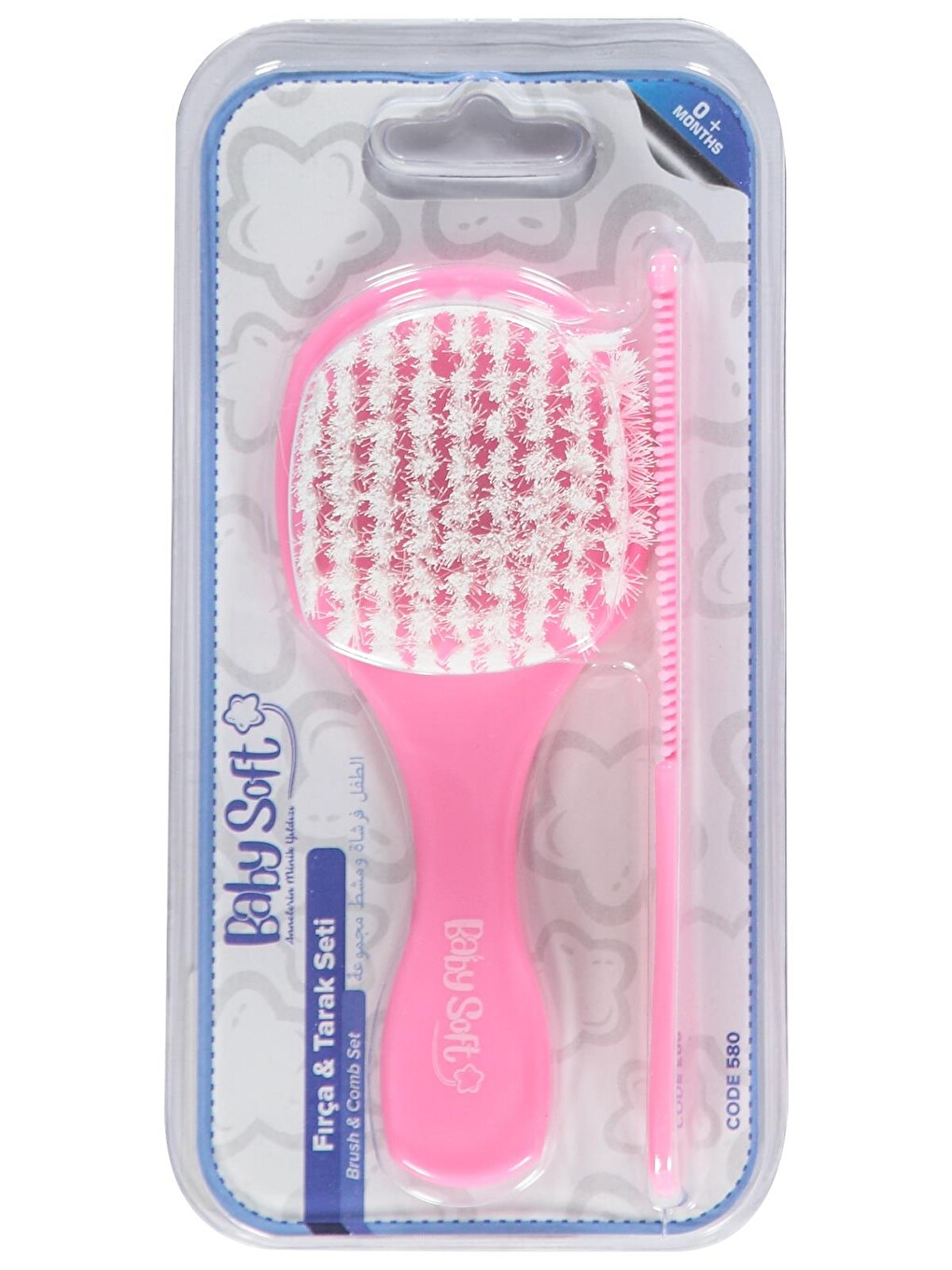 Bebek Fırca Tarak Setı - Pembe