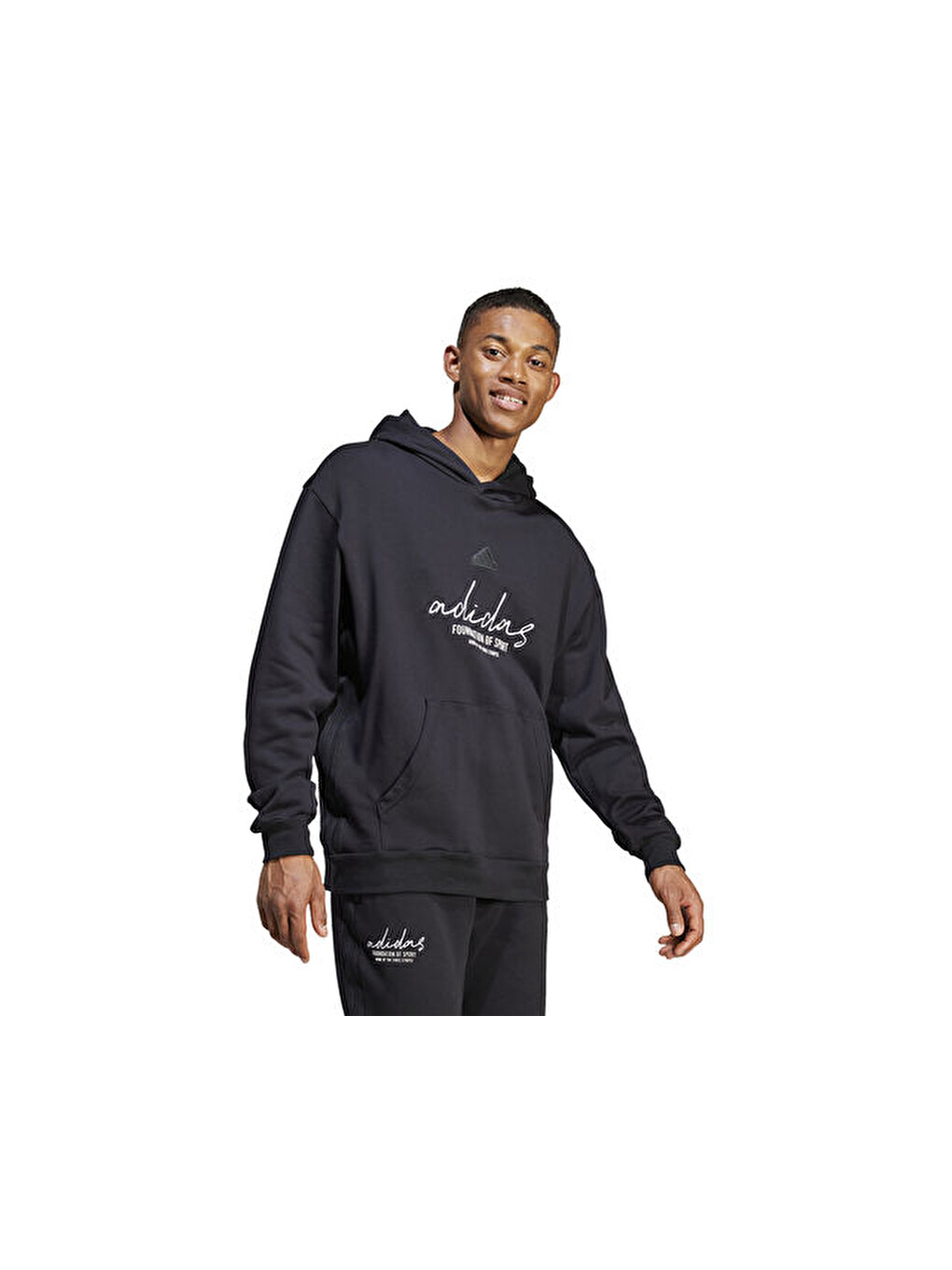 Bl Ft Hd Q3 Erkek Günlük Sweatshirts Iw3533 Siyah-2