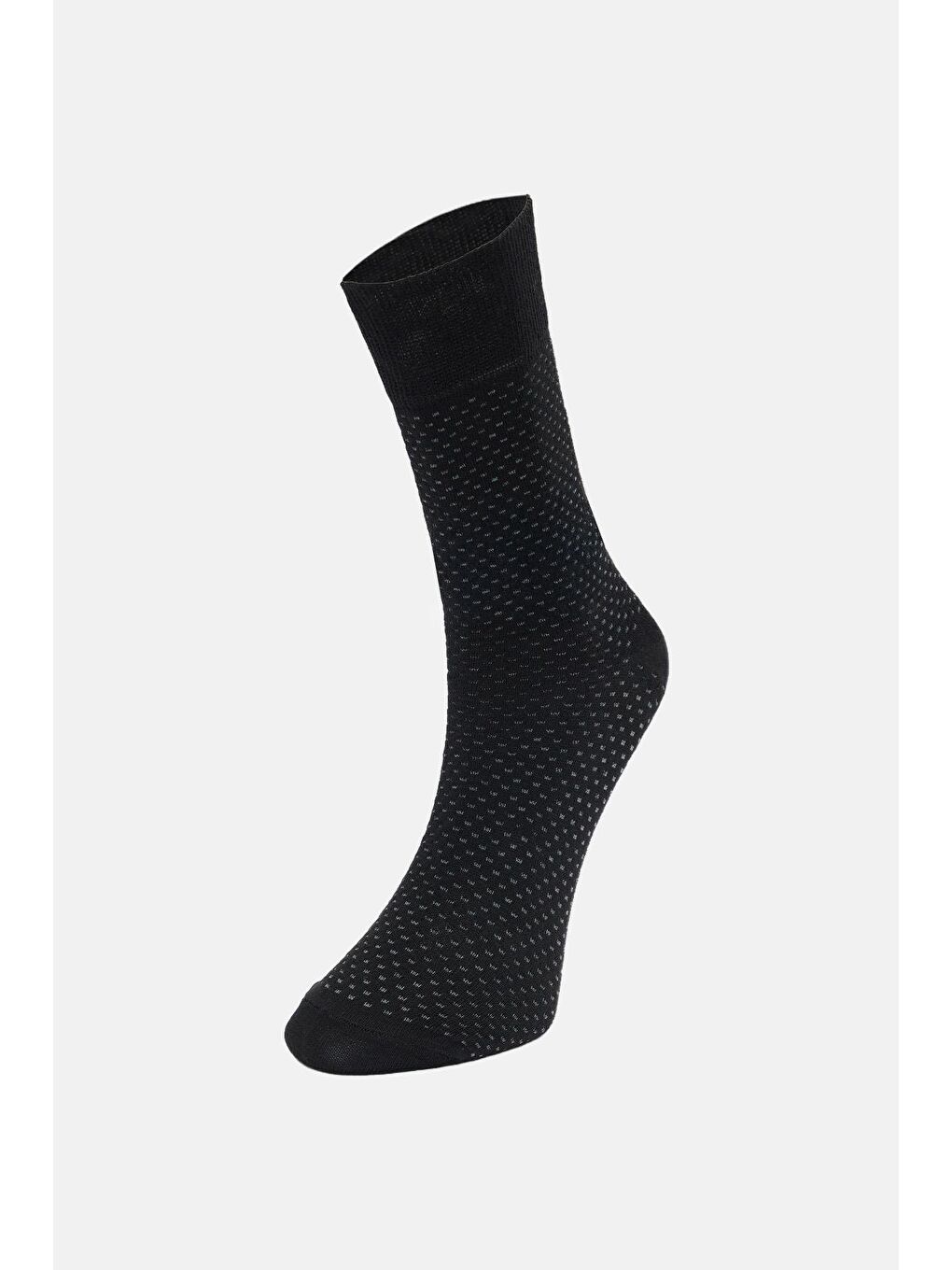 Karışık 3'Lü Paket Desenli Klasik Çorap-3