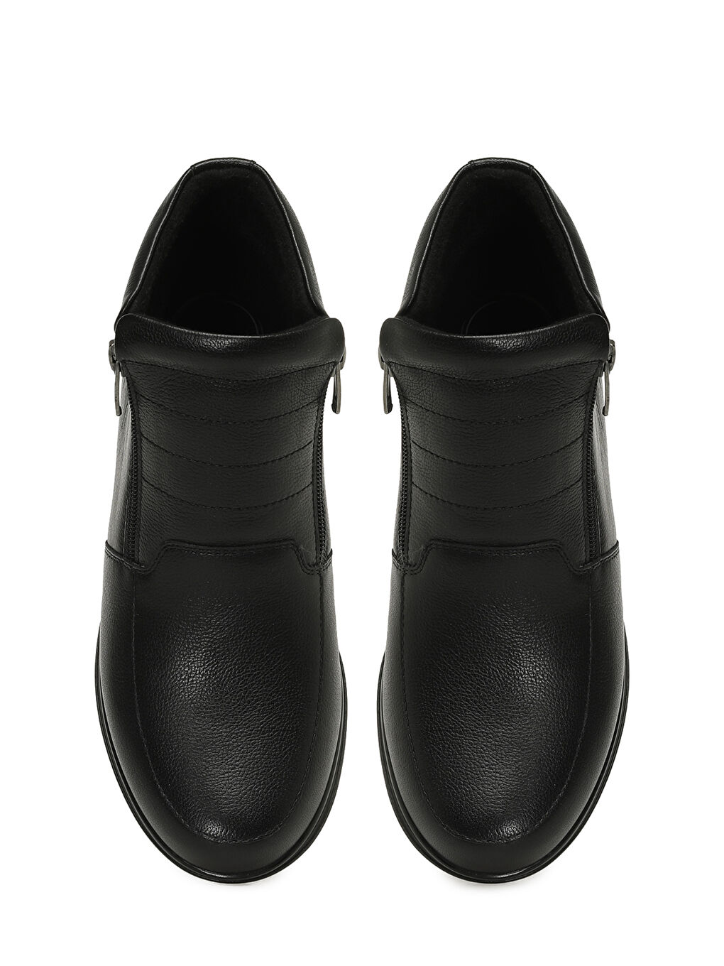 103510.Z5PR Siyah Kadın Dolgu Topuk Bot-3