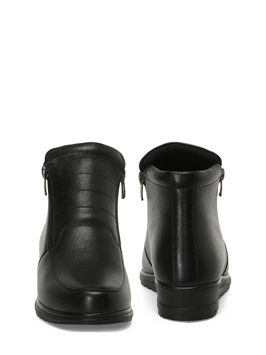 103510.Z5PR Siyah Kadın Dolgu Topuk Bot-4