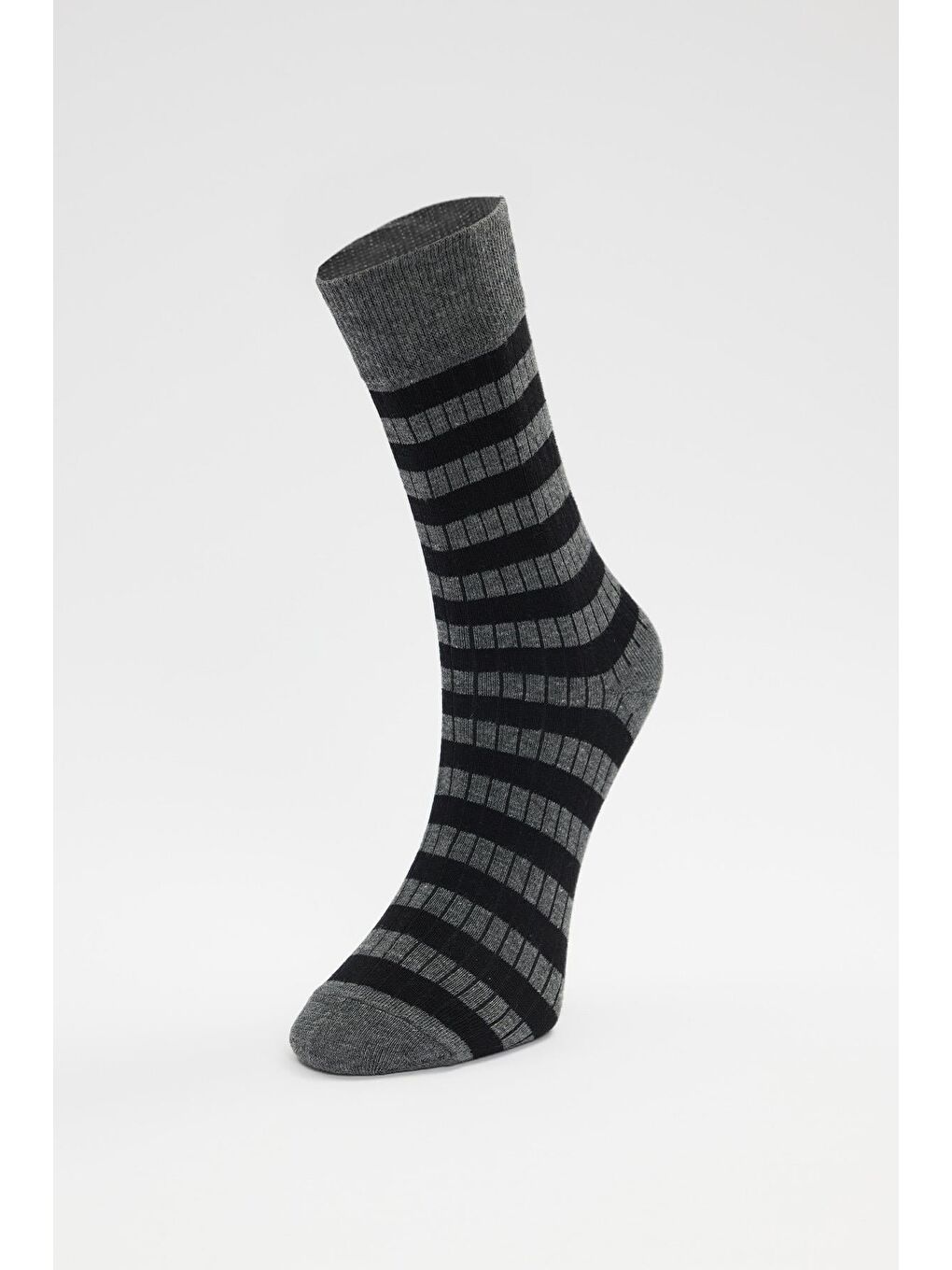 Karışık 3'Lü Paket Desenli Klasik Çorap-1