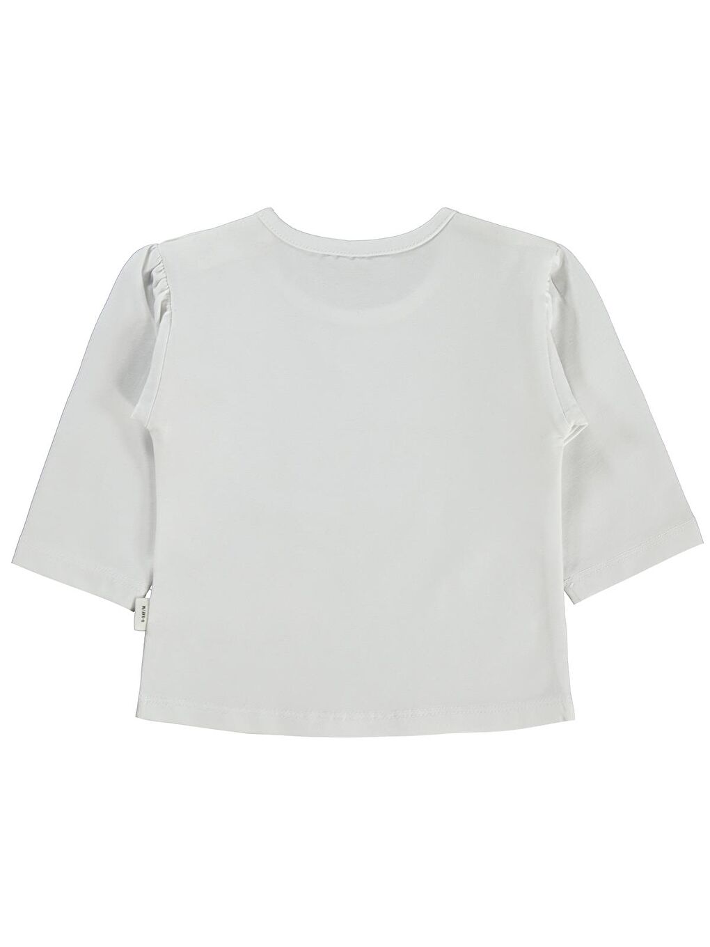 Baby Düz Basic 6-18 Ay Sweatshirt - Ekru-1