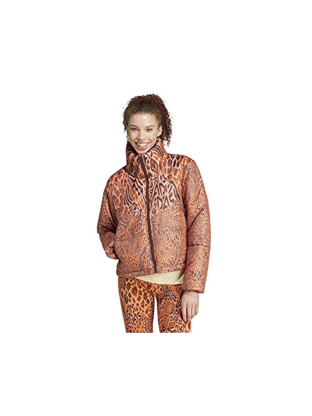 Farm Padded Jkt Kadın Günlük Mont Iv9757 Turuncu