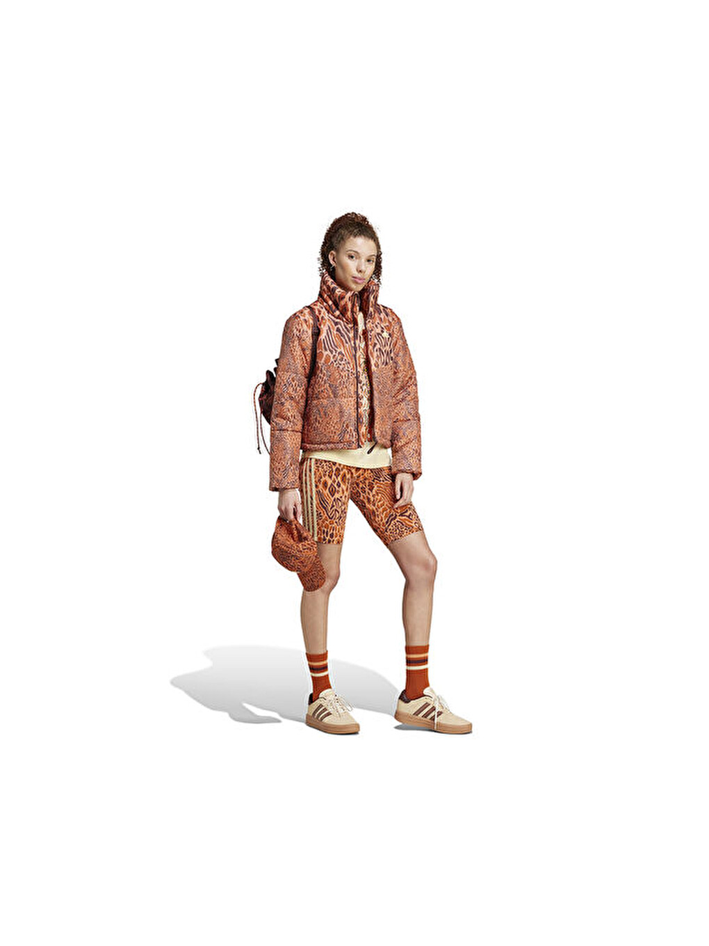 Farm Padded Jkt Kadın Günlük Mont Iv9757 Turuncu-2