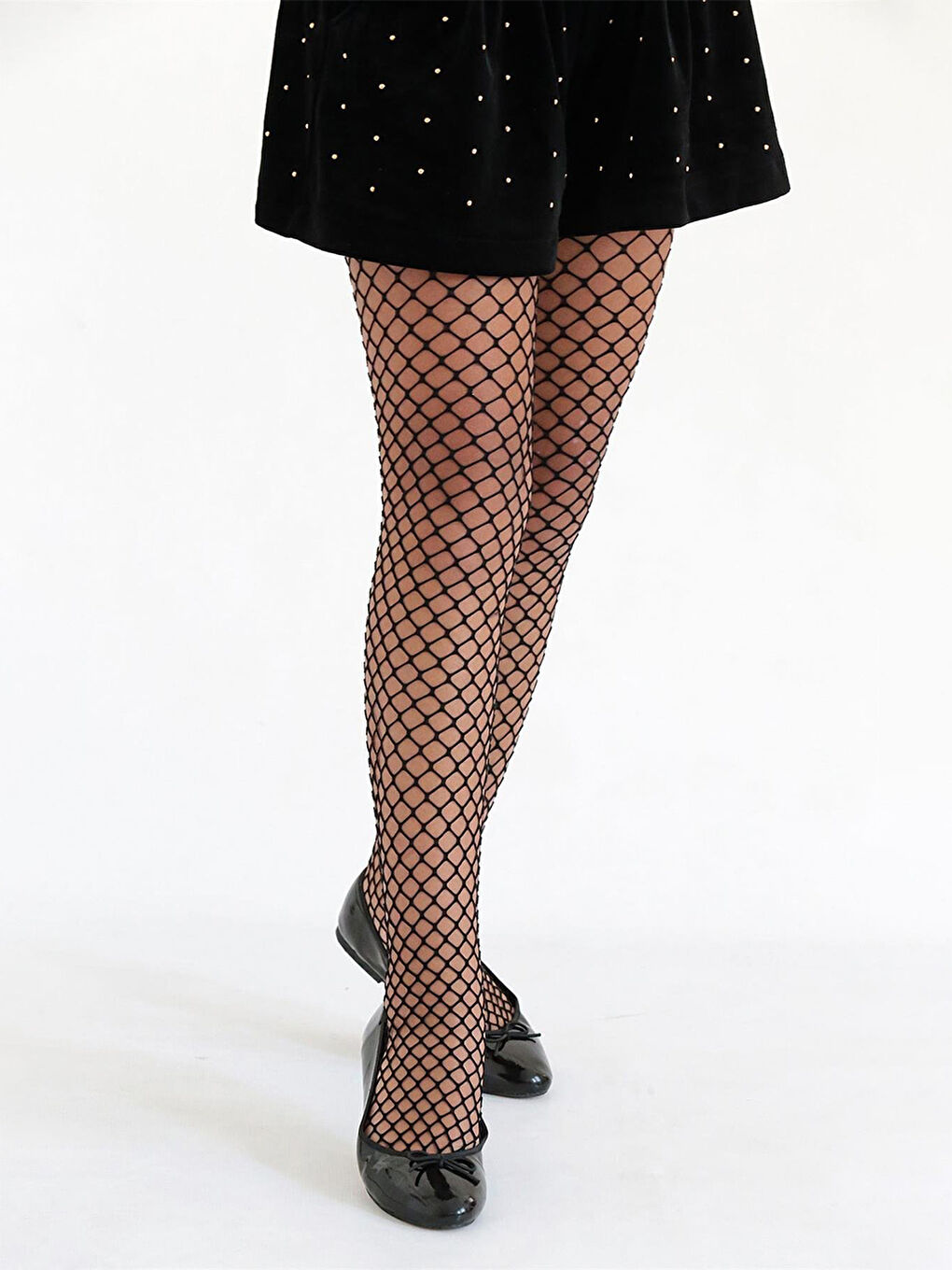 File Kız Çocuk Siyah Külotlu Çorap