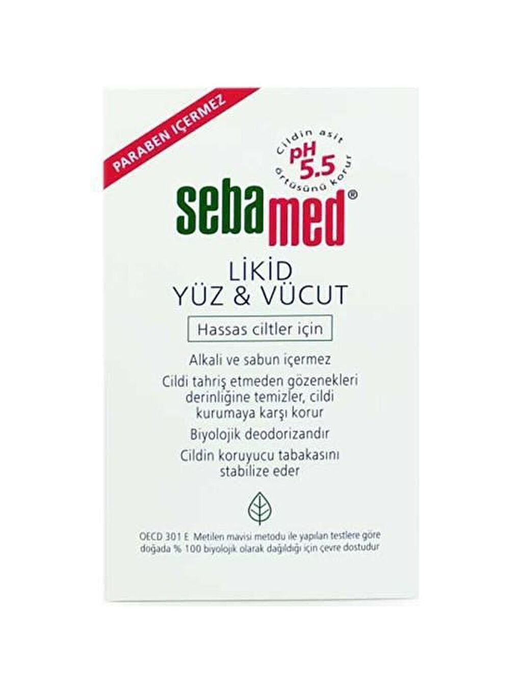 SEBAMED Renksiz Lıkıd Yüz & Vücut 200 Ml X 2