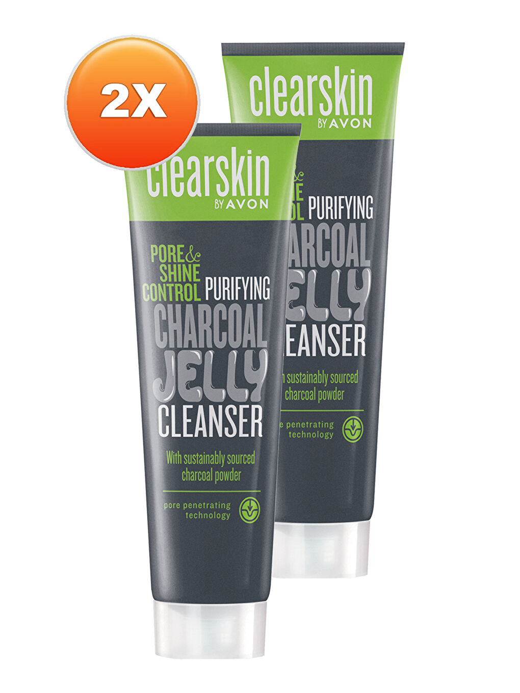 Clearskin Pore Shine Gözenek ve Parlaklık Kontrolü için Jel Temizleyici 100 Ml. İkili Set-1