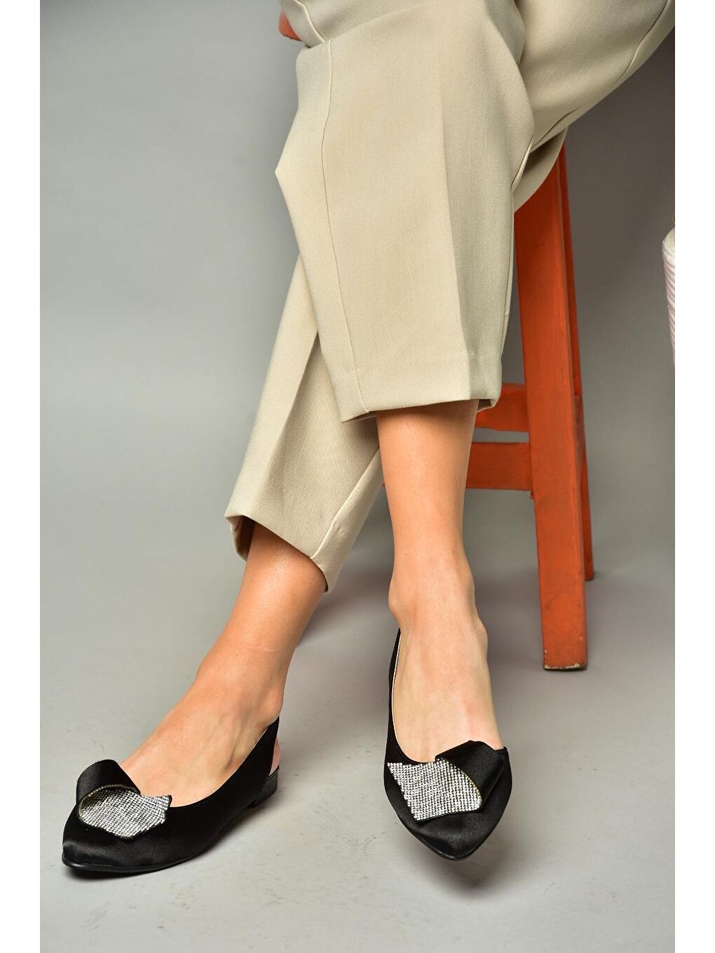 S7265422 Siyah Kadın Babet-1