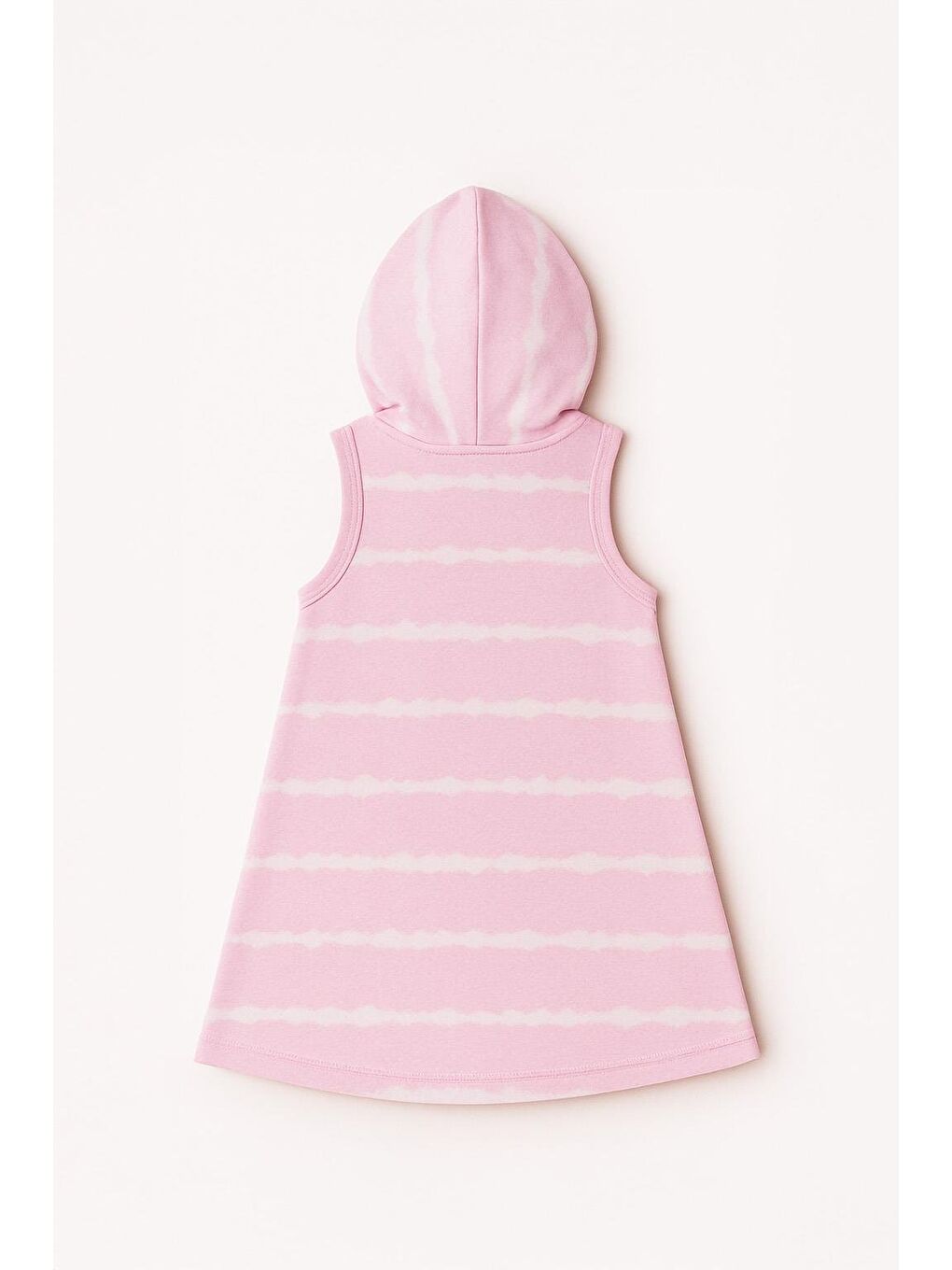 Kız Çocuk Pembe Batikli Havlu Elbise (3-4 Yaş 8-9 Yaş)-3