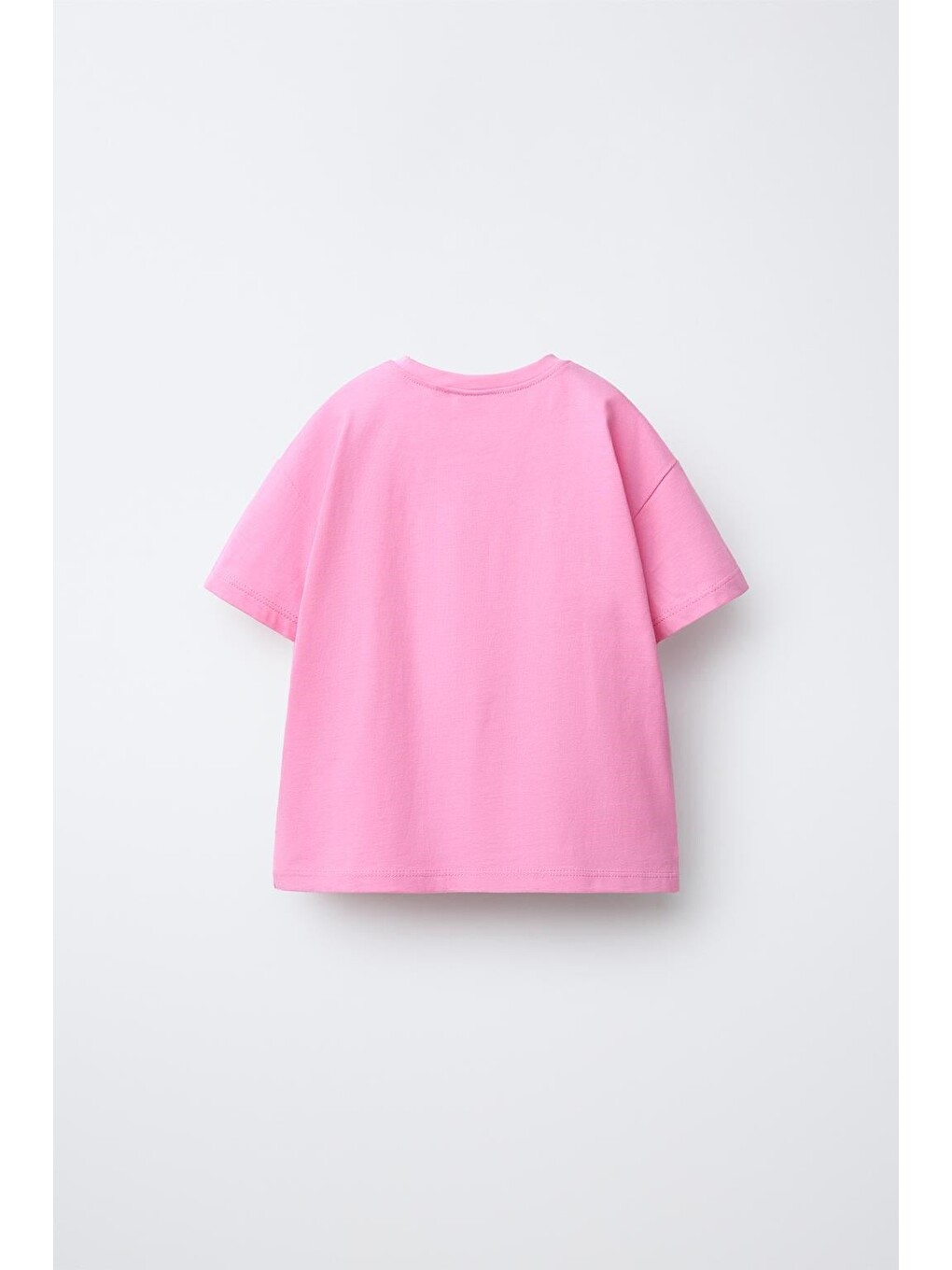 Karışık Kız Çocuk Pamuklu Basic T-shirt 3'lü Set-4