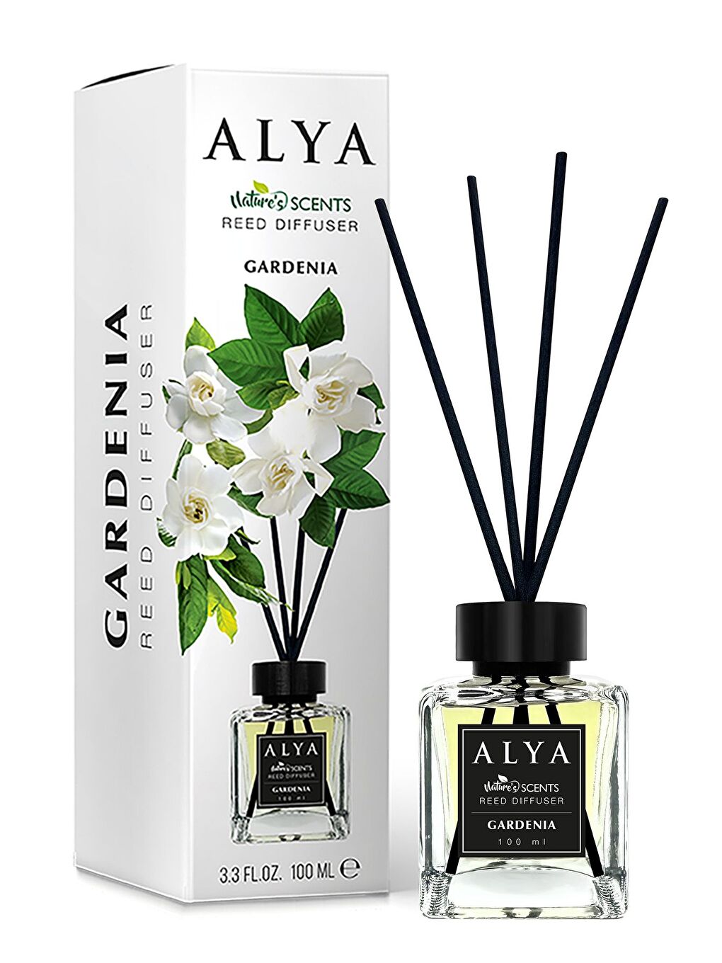 Alya Karışık Nature's Scents Gardenia Bambu Çubuklu Oda Kokusu- Gardenya Kokusu - 1