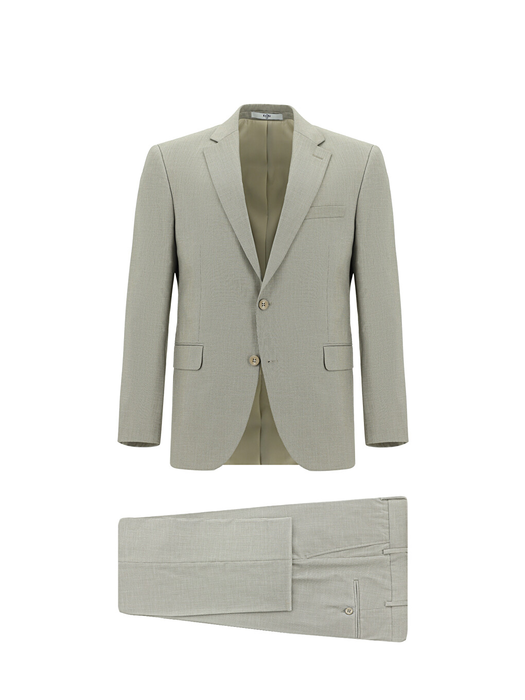Yeşil Super Slim Fit Ekstra Dar Kesim Klasik Desenli Takım Elbise
