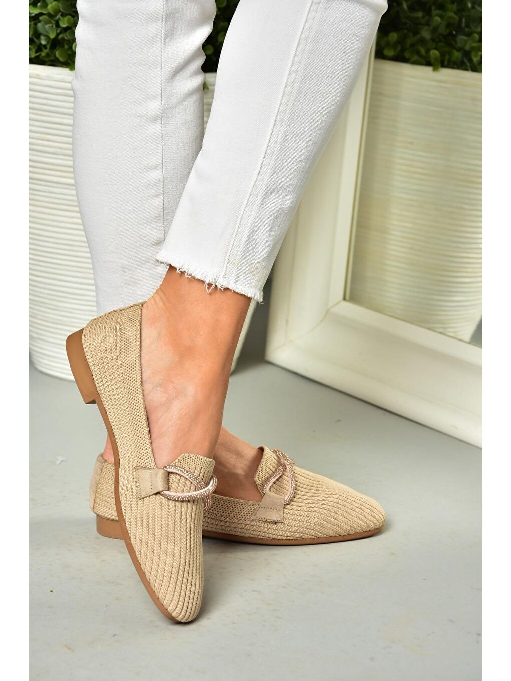 Bej S2504102 Ten Kadın Babet