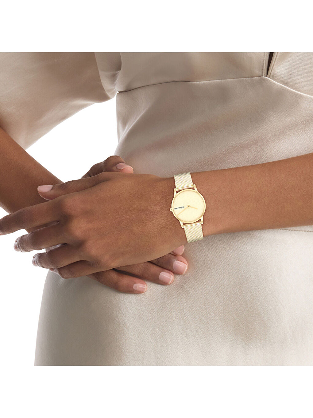 Sarı CK25100035 Kadın Kol Saati-3