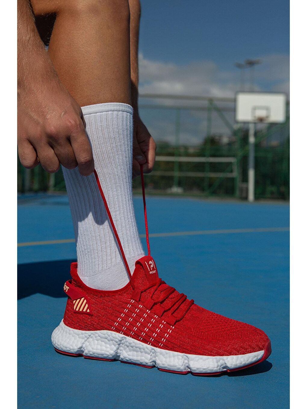 PS117 2FX Kırmızı Erkek Koşu Ayakkabısı-1