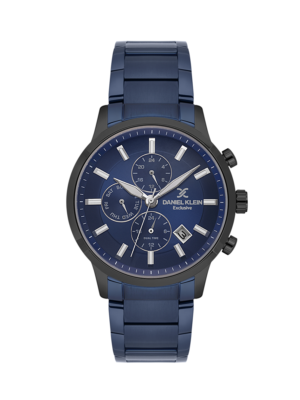 Lacivert DKE.6.10924-7 Exclusive Erkek Kol Saati