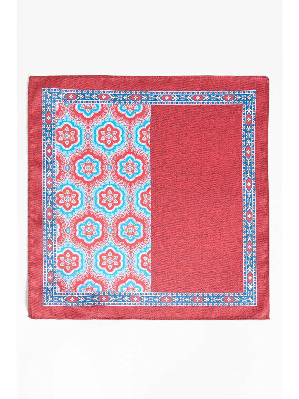 Erkek Bordo Desenli Mendil-2