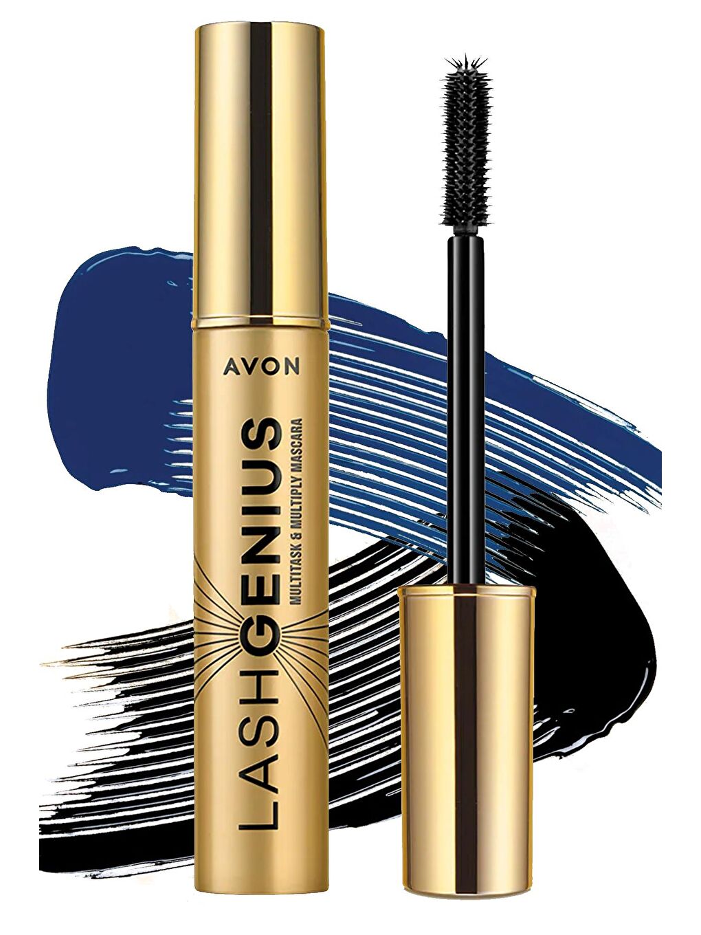 AVON Renksiz True Lash Genius 5 Etkili Mavi Siyah Maskara ve Maskara Bazı Paketi - 1