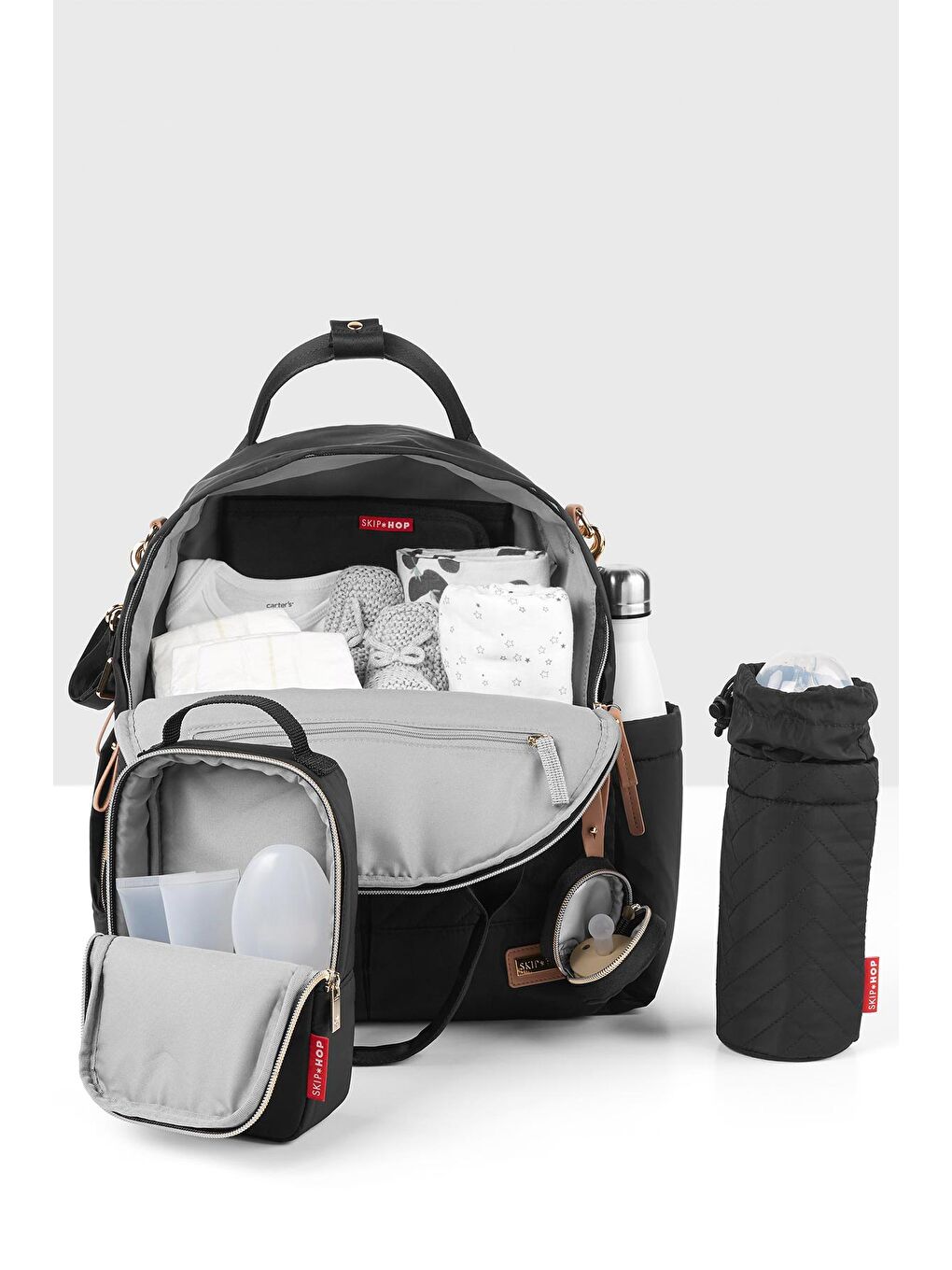 Main Frame 6 Bölmeli Sırt Çantası – Siyah-2