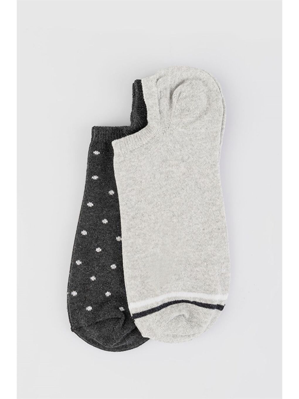 Karışık 2'Li Desenli Patik Erkek Çorap