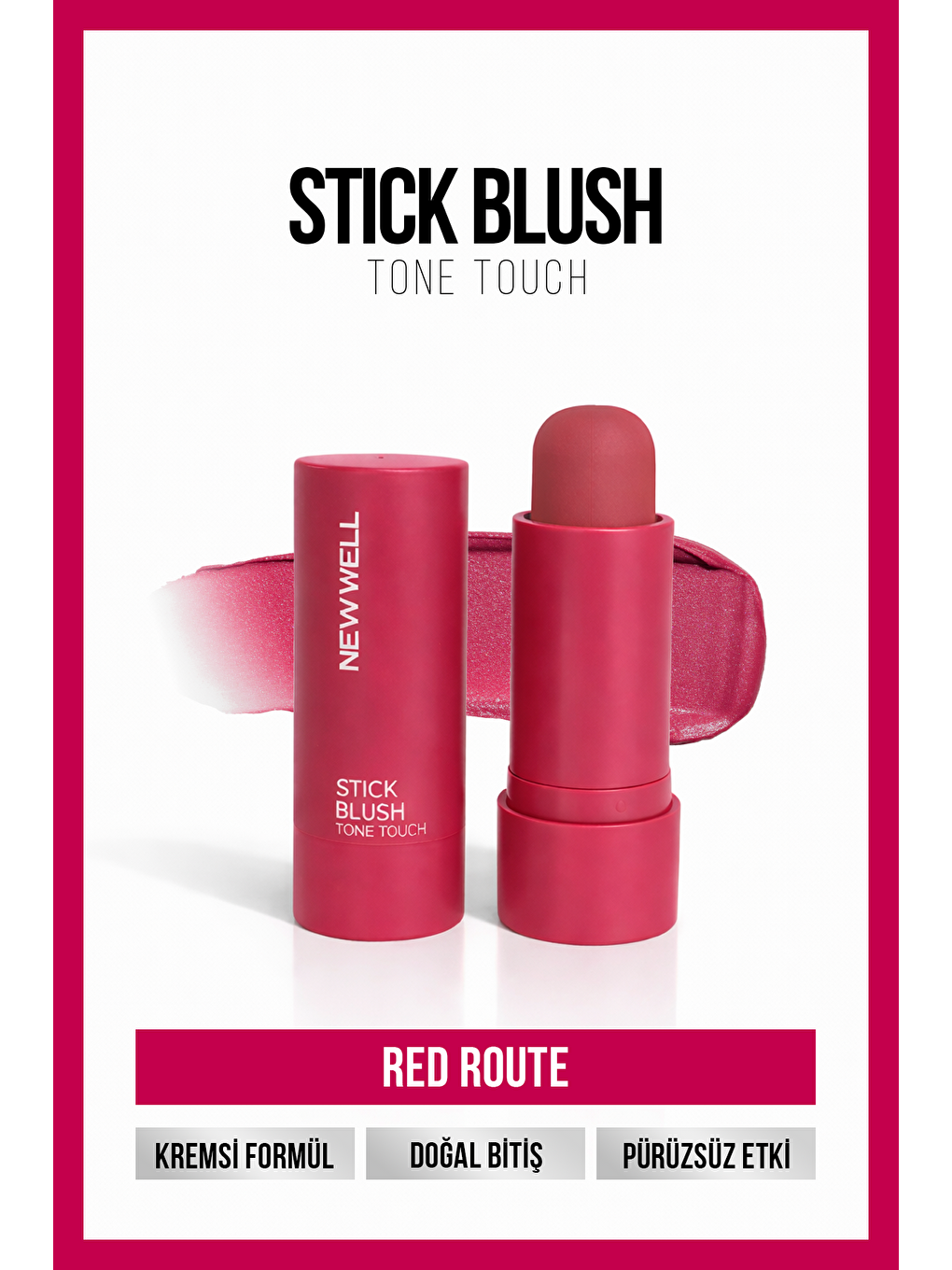 Stick Blush Tone Touch Red Route 06 – Stick Allık