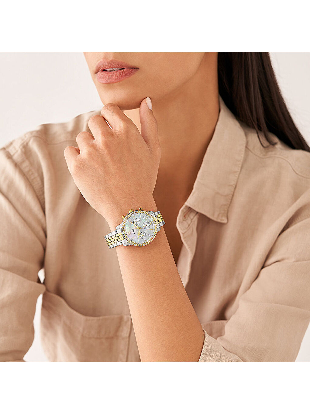 Sarı FES5216 Kadın Kol Saati-3