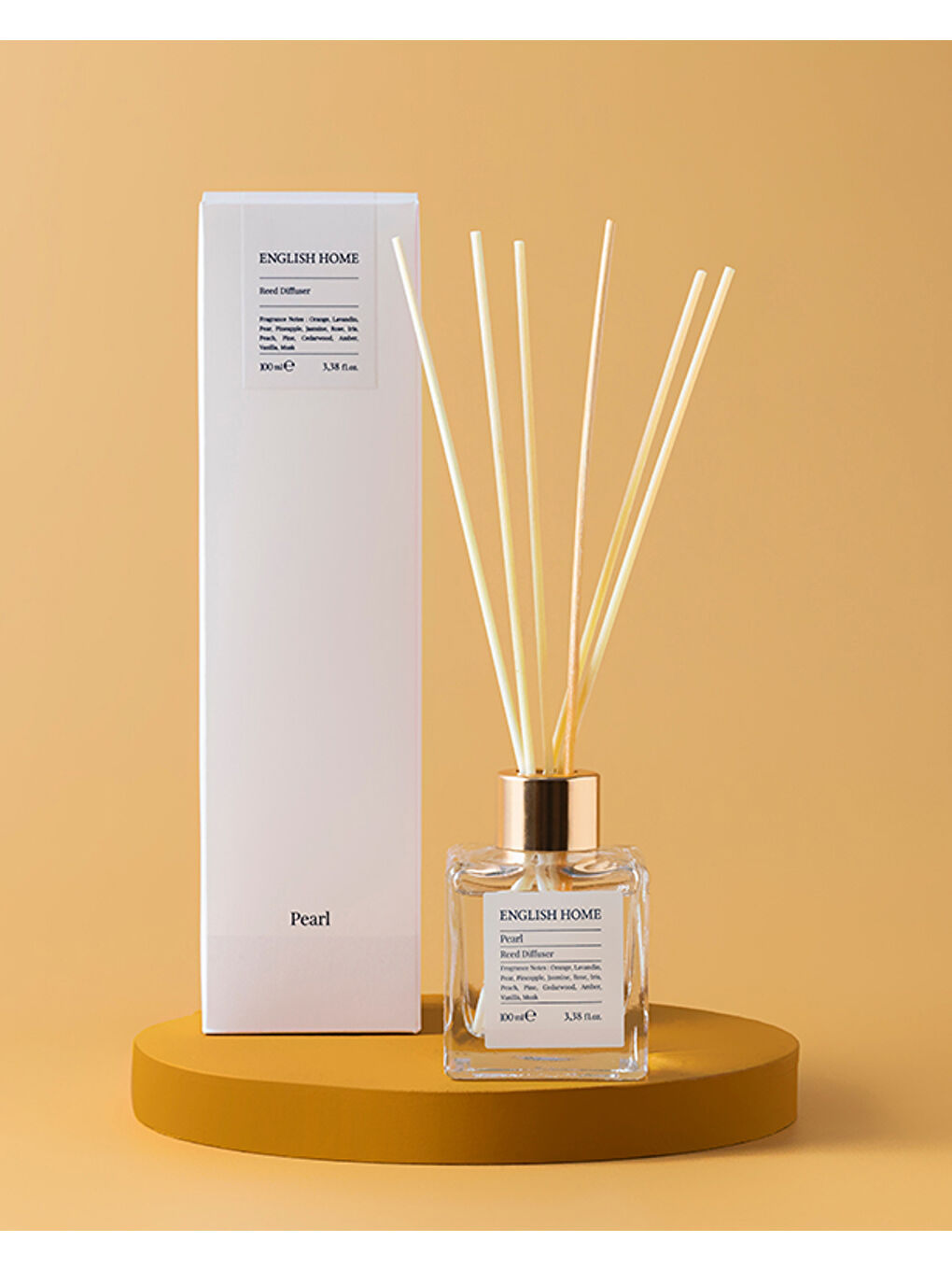 Beyaz Pearl Çubuklu Oda Kokusu 100 ml