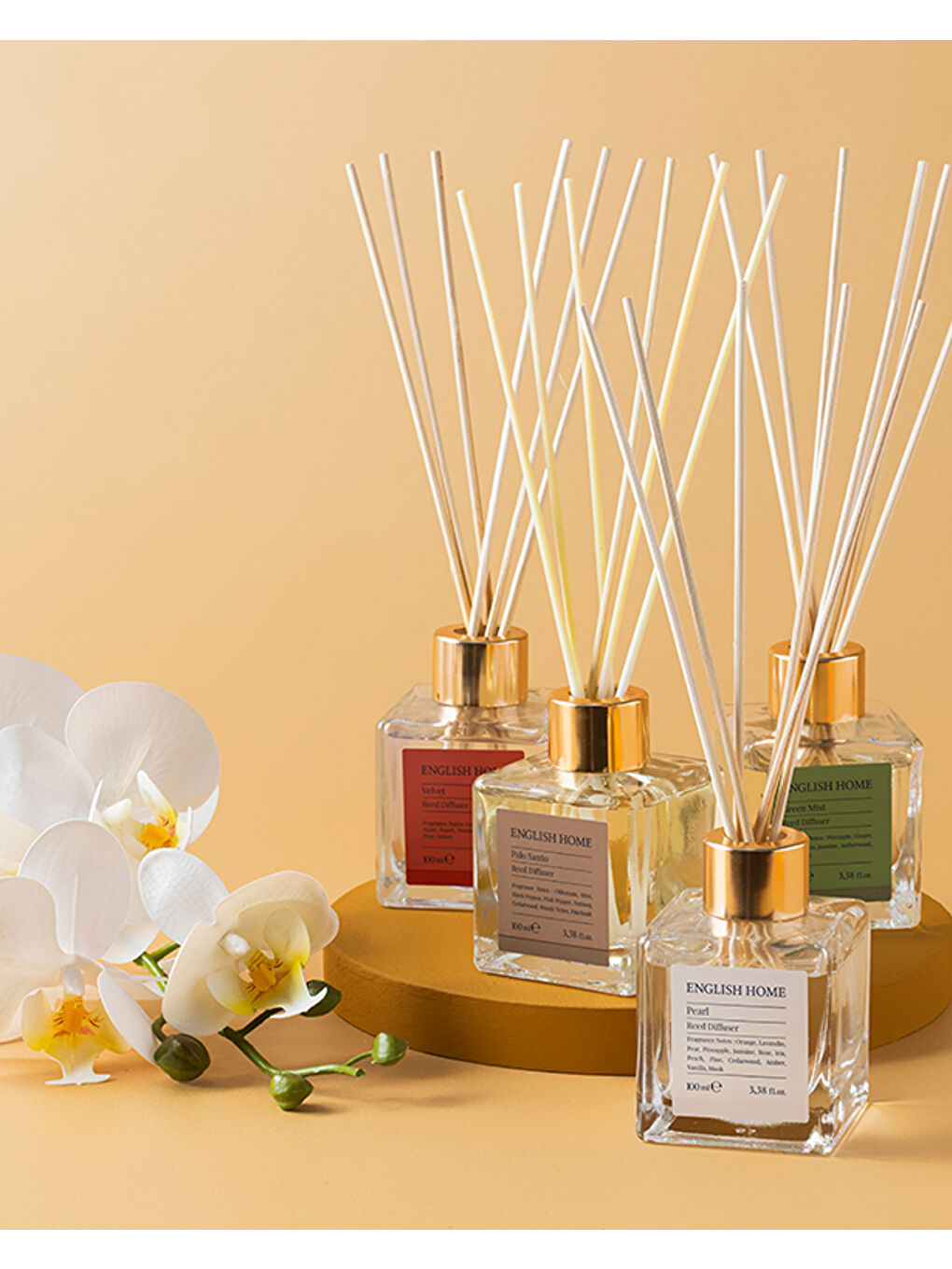 Beyaz Pearl Çubuklu Oda Kokusu 100 ml-2