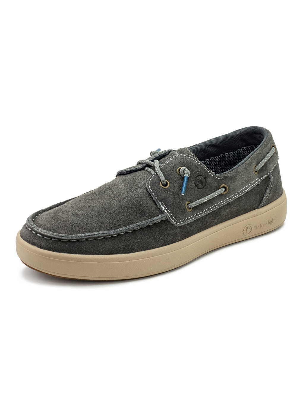 Gri Erkek Klasik Ayakkabı 8453 NAUTICO SUEDE NATURALIGHT-1