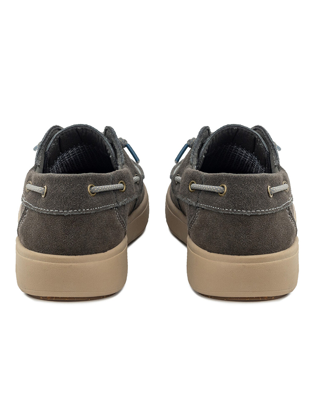 Gri Erkek Klasik Ayakkabı 8453 NAUTICO SUEDE NATURALIGHT-3