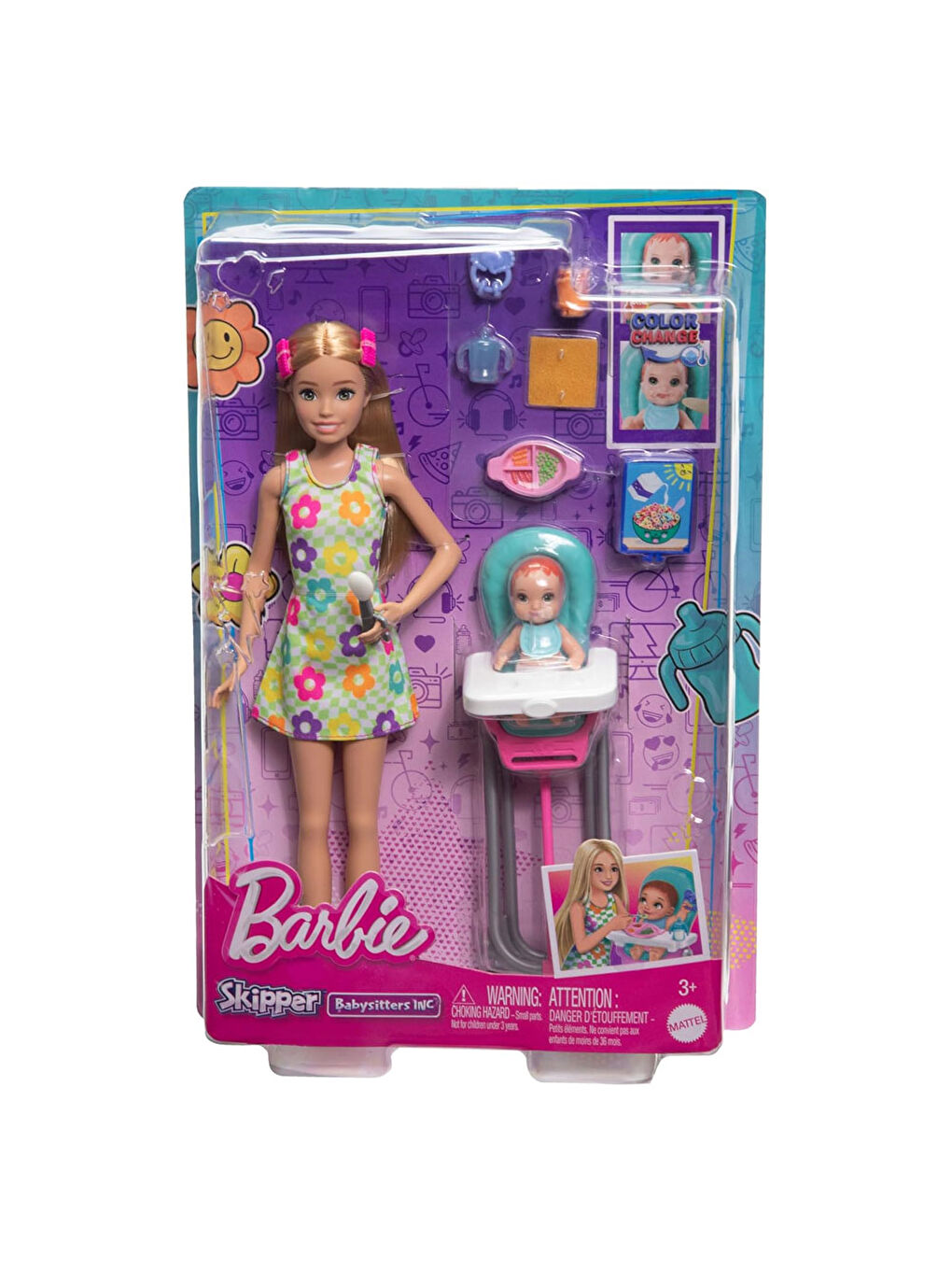 BARBIE Bebek Bakıcısı Bebeği ve Aksesuarları Oyun Setleri FHY97-HTK35 - 5