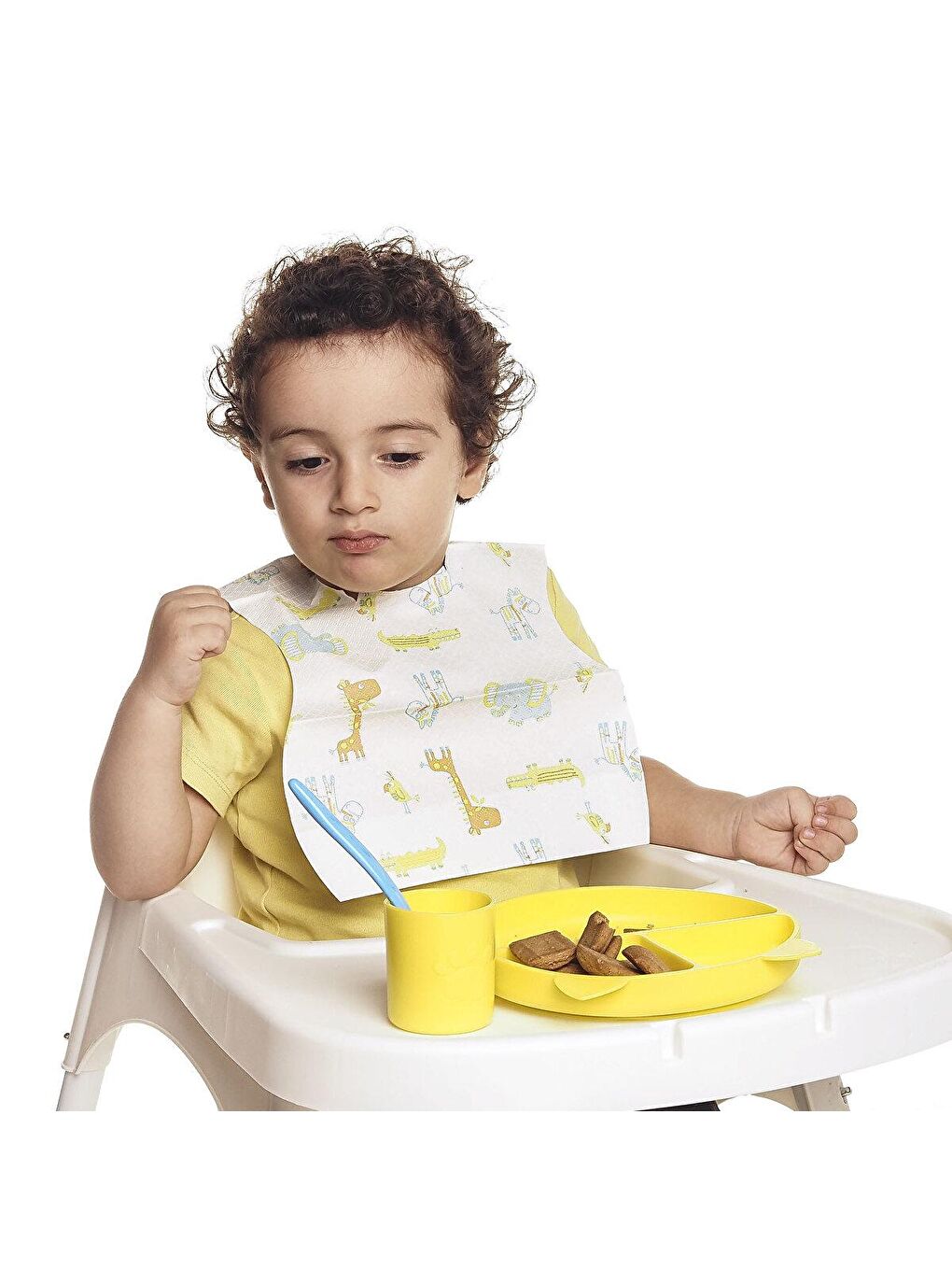 baby plus Karışık 6lı Tek Kullanımlık Bebek Mama Önlüğü - 2