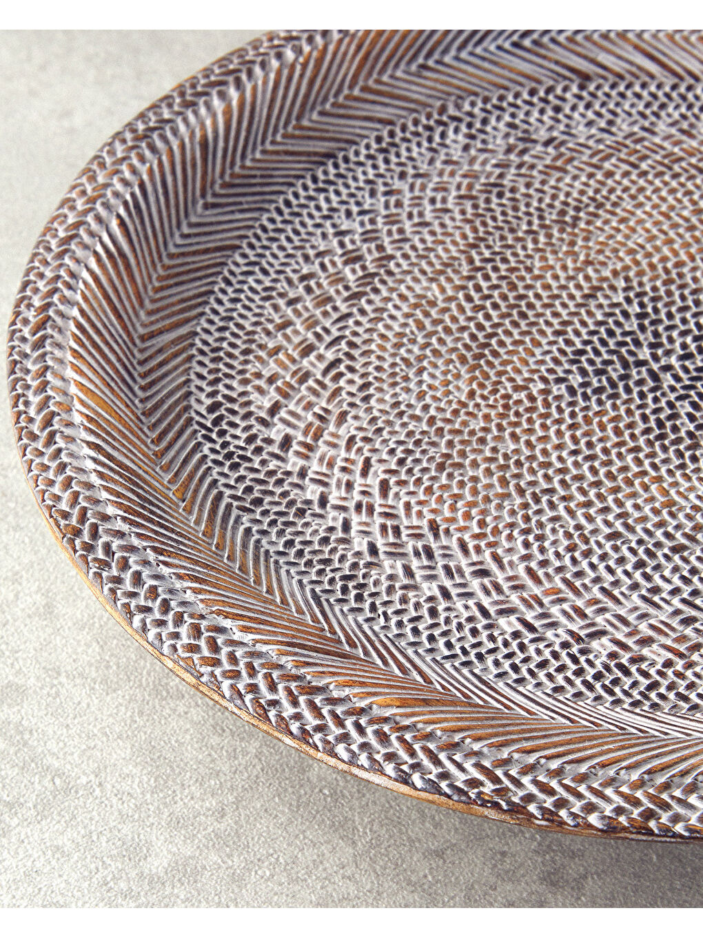 Kahverengi Cozy Polyresin Dekoratif Tepsi Kahve-2