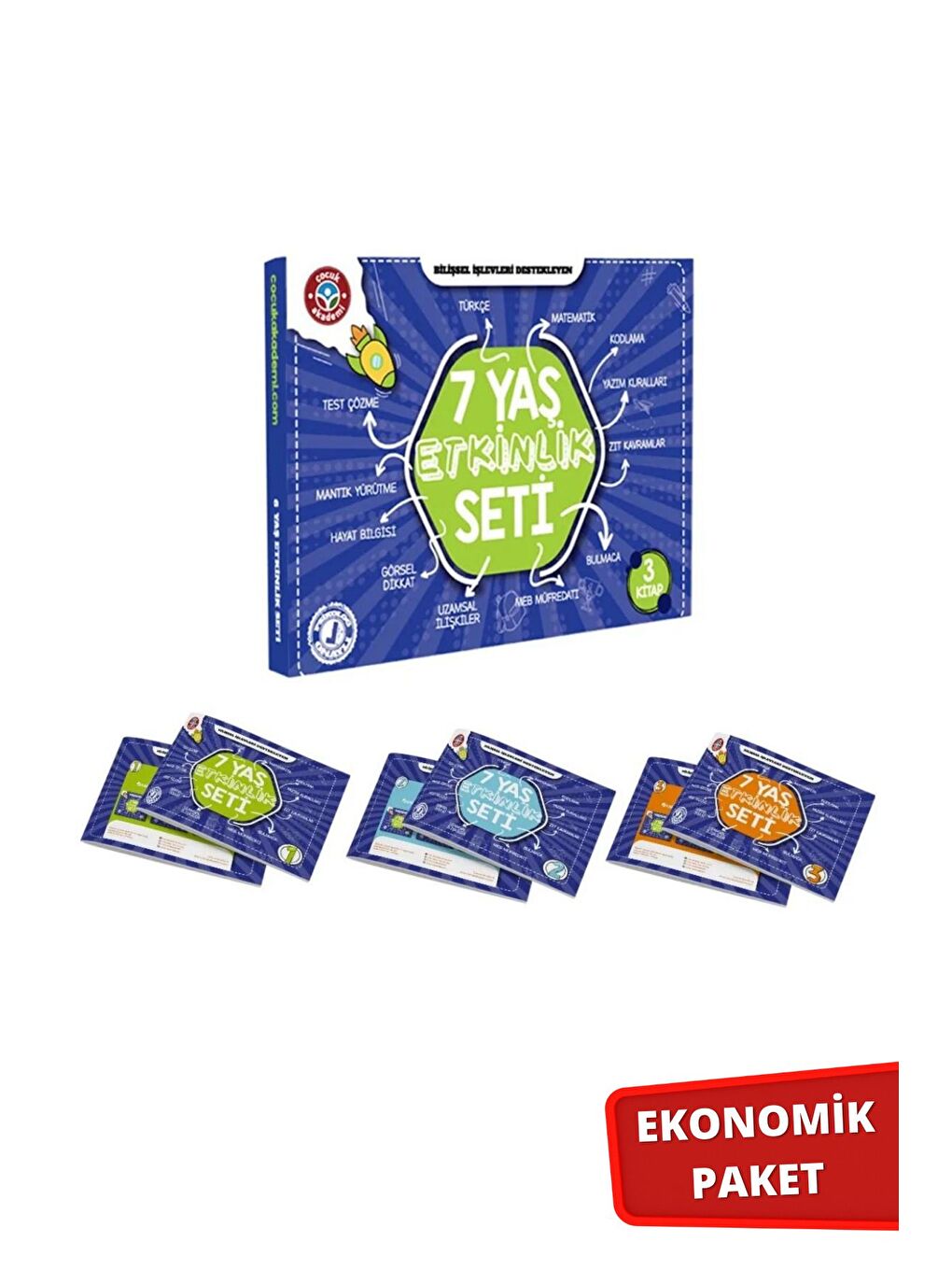 7 Yaş Dikkat Ve 7 Yaş Etkinlik Seti Ikili Paket-2