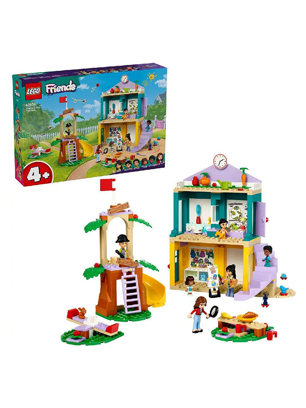 Lego Renksiz Friends Heartlake City Anaokulu Oyun Seti 42636