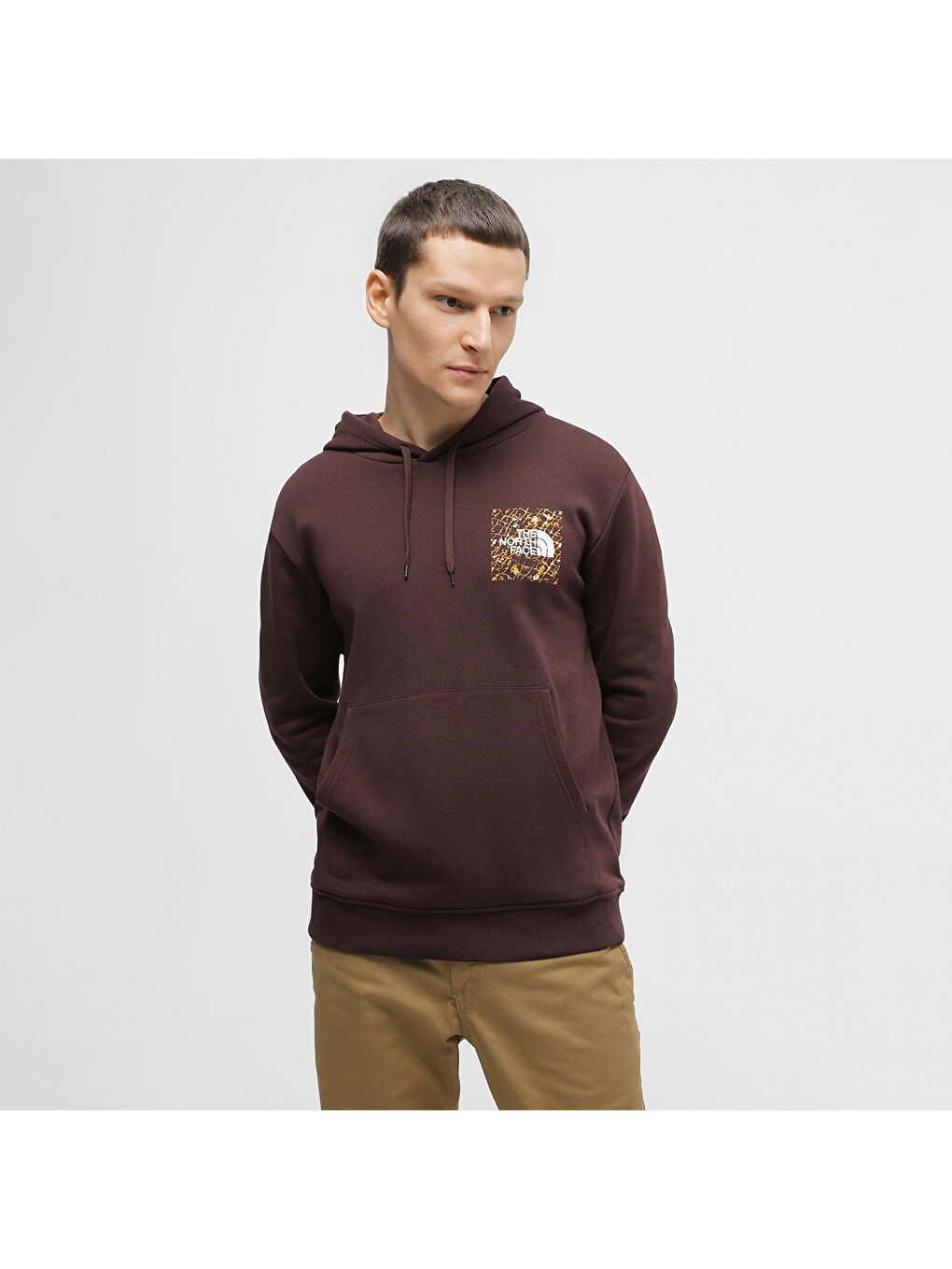 The North Face Fine Erkek Kahverengi Kapüşonlu Hoodie