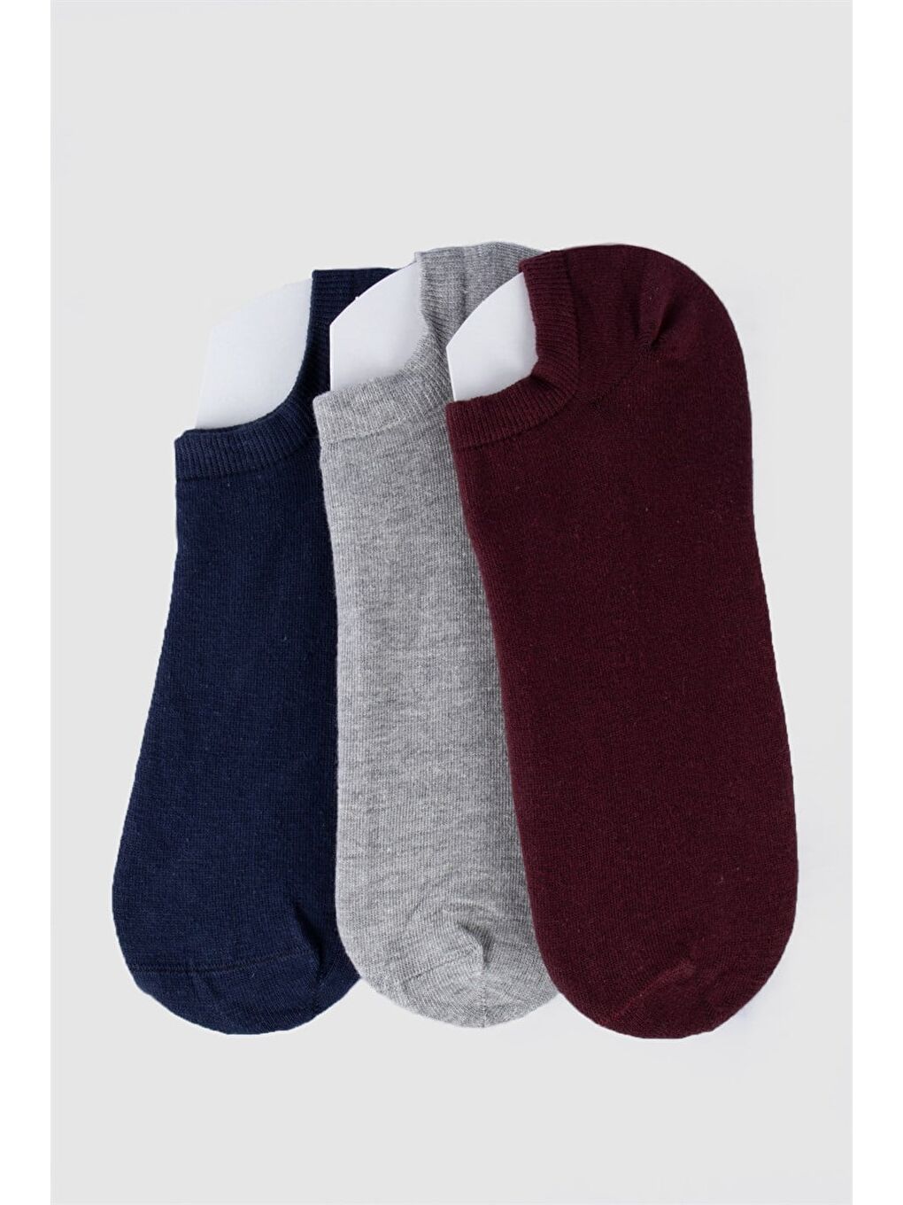 Karışık 3'Lü Düz Kısa Erkek Çorap