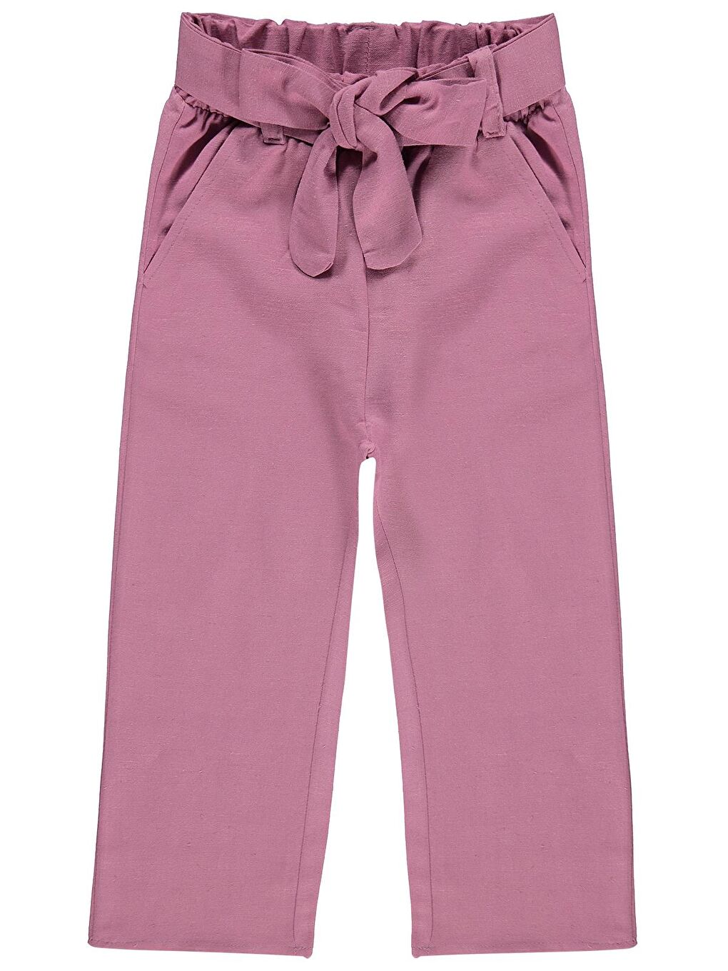 Girls Kuşaklı 2-5 Yaş Pantolon - Pembe