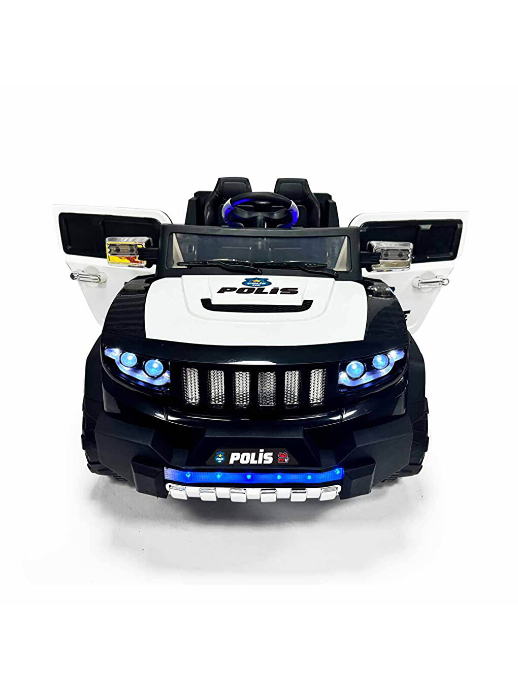 12 V Polis Akülü Araba Uzaktan Kumandalı 4*2