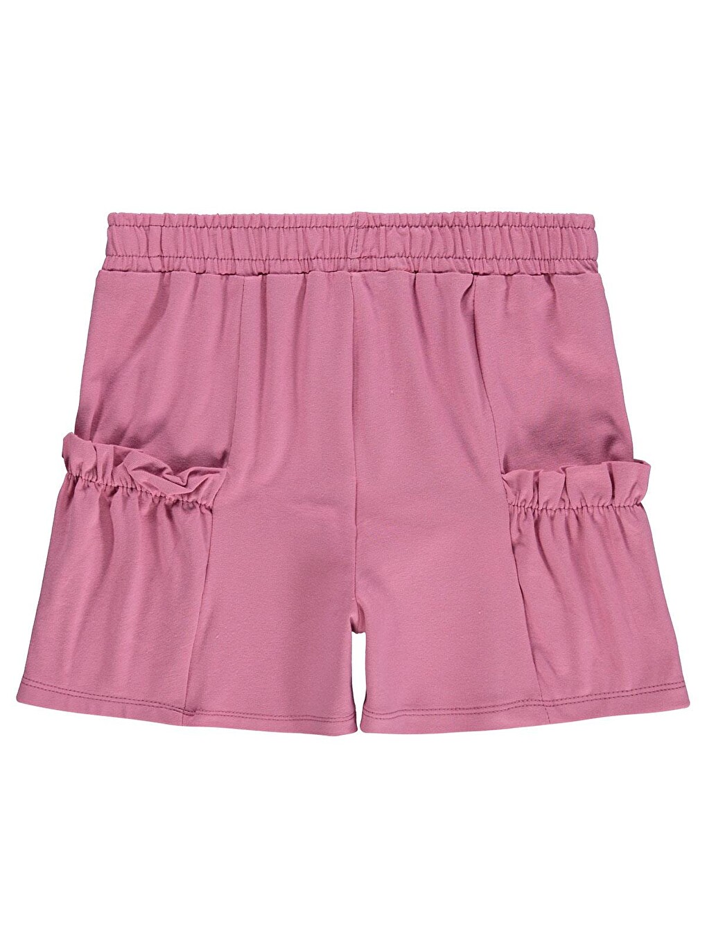 Girls Torba Cep Detaylı 6-9 Yaş Şort - Pembe-1