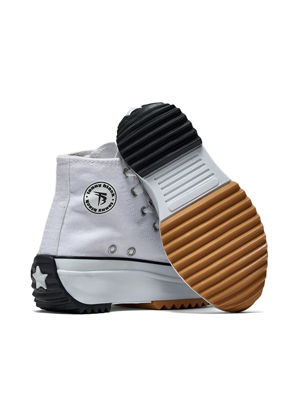 Çocuk Unisex Beyaz Rahat Kalıp Bağcıklı Uzun Spor Ayakkabı-3