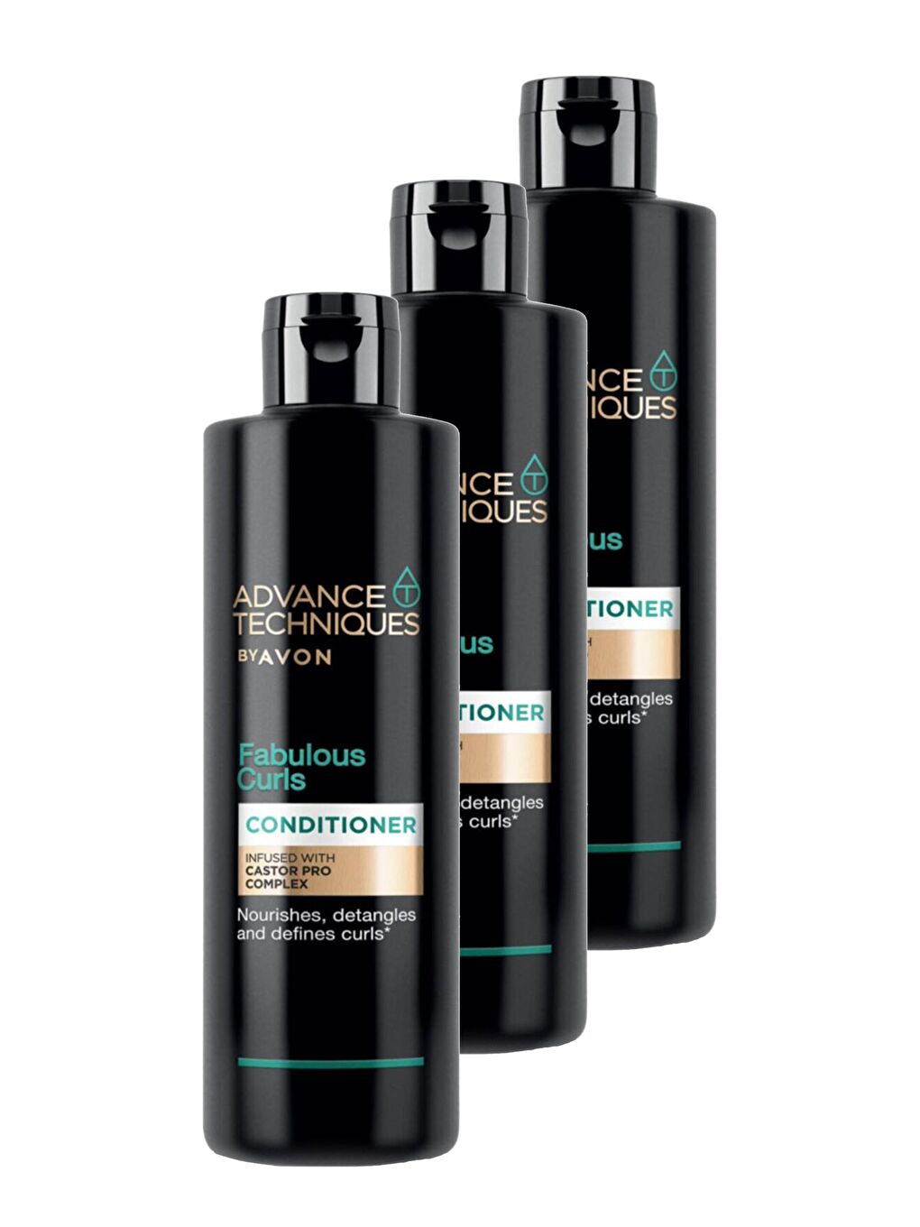 AVON Advance Techniques Bukle Belirginleştirici Saç Kremi 250 Ml. Üçlü Set