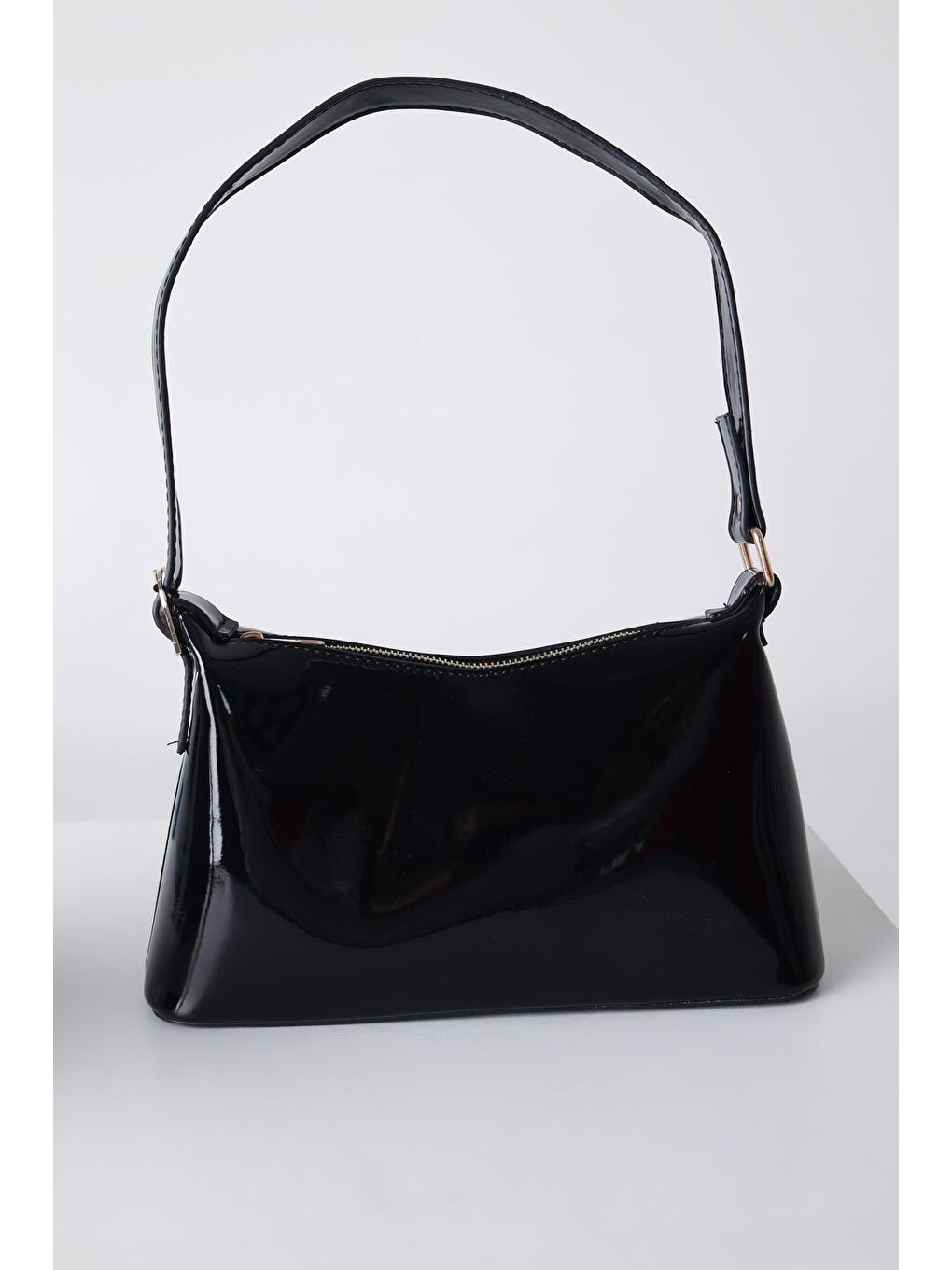 Siyah Rugan El Ve Omuz Çantası-1