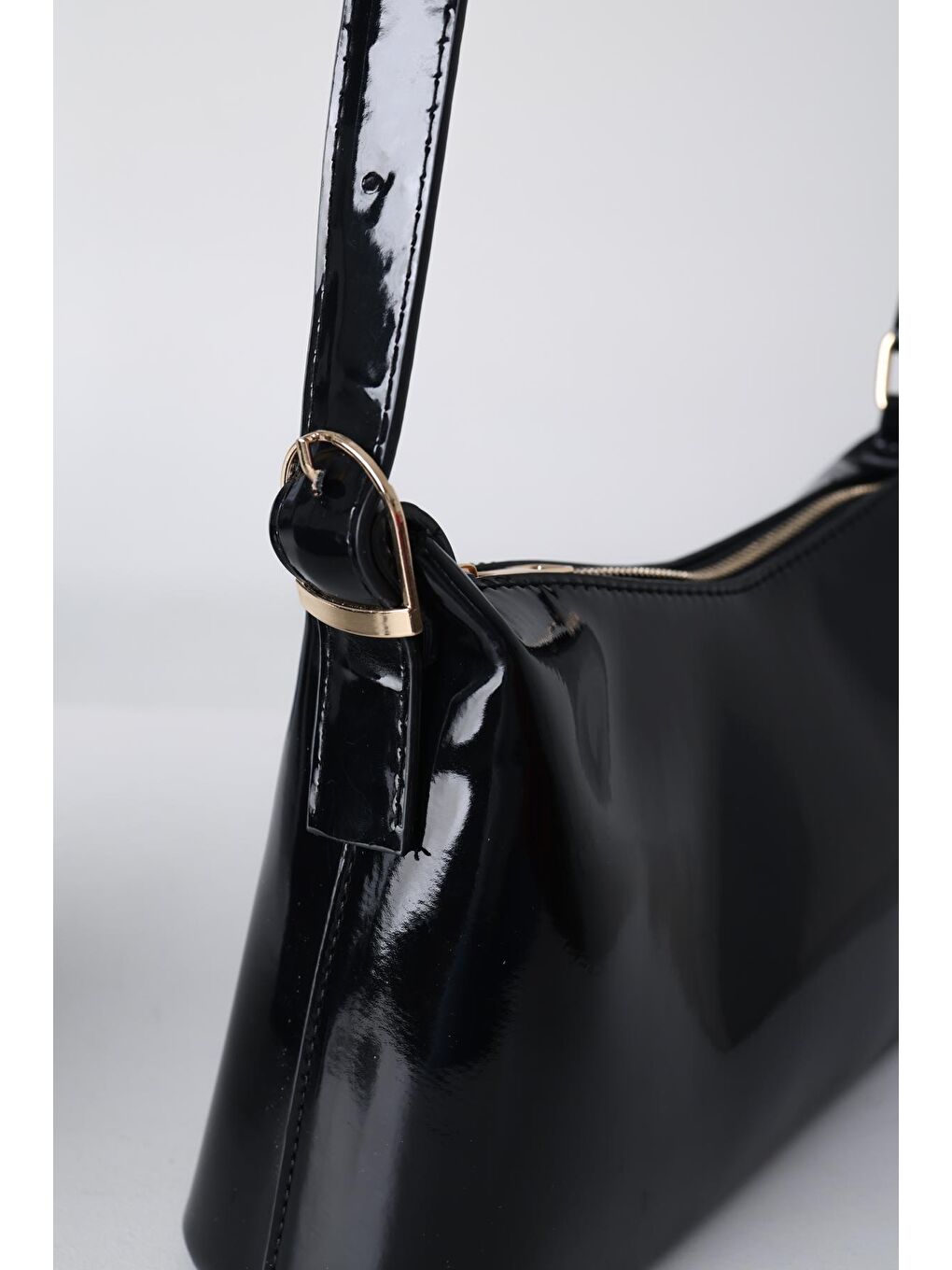 Siyah Rugan El Ve Omuz Çantası-2