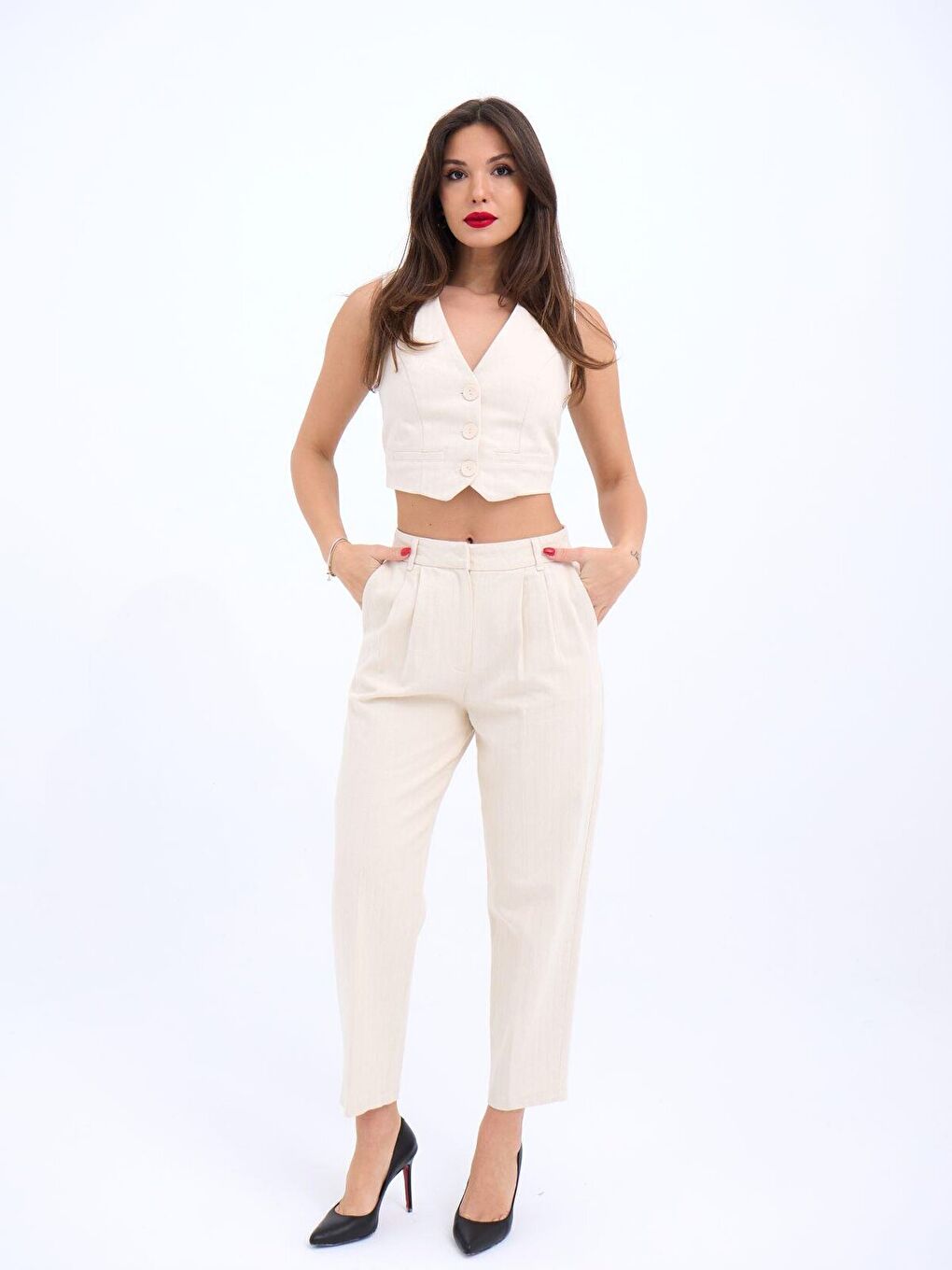 Bej 6917 PANTOLON-BEJ