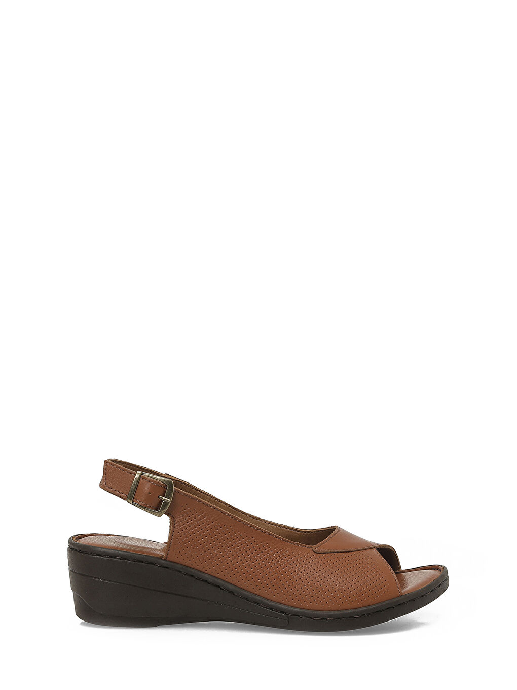 Kahverengi 105809.Z6FX Taba Kadın Comfort Sandalet